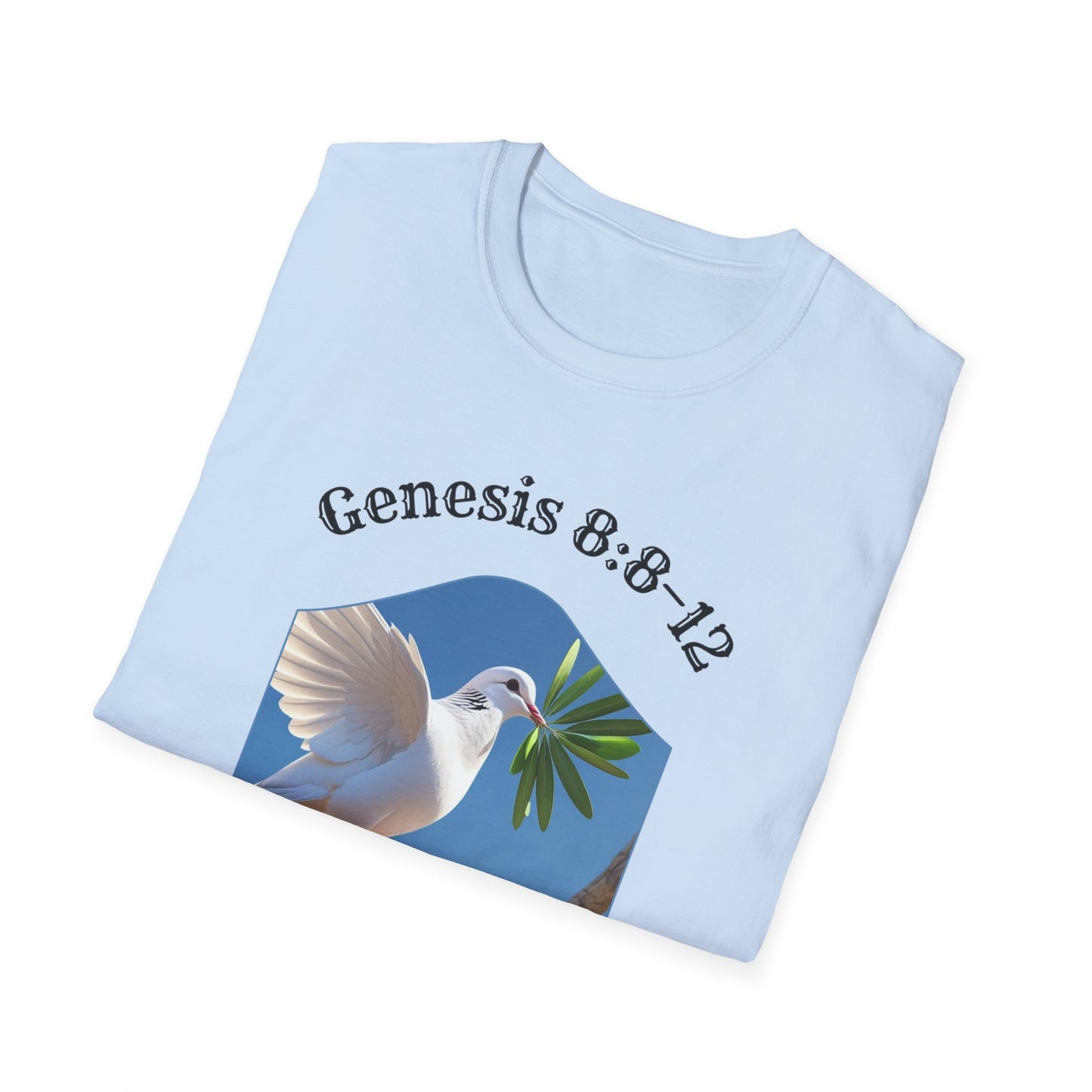 Dove signal of Peace "Genesis 8:8–12" Unisex T-Shirt