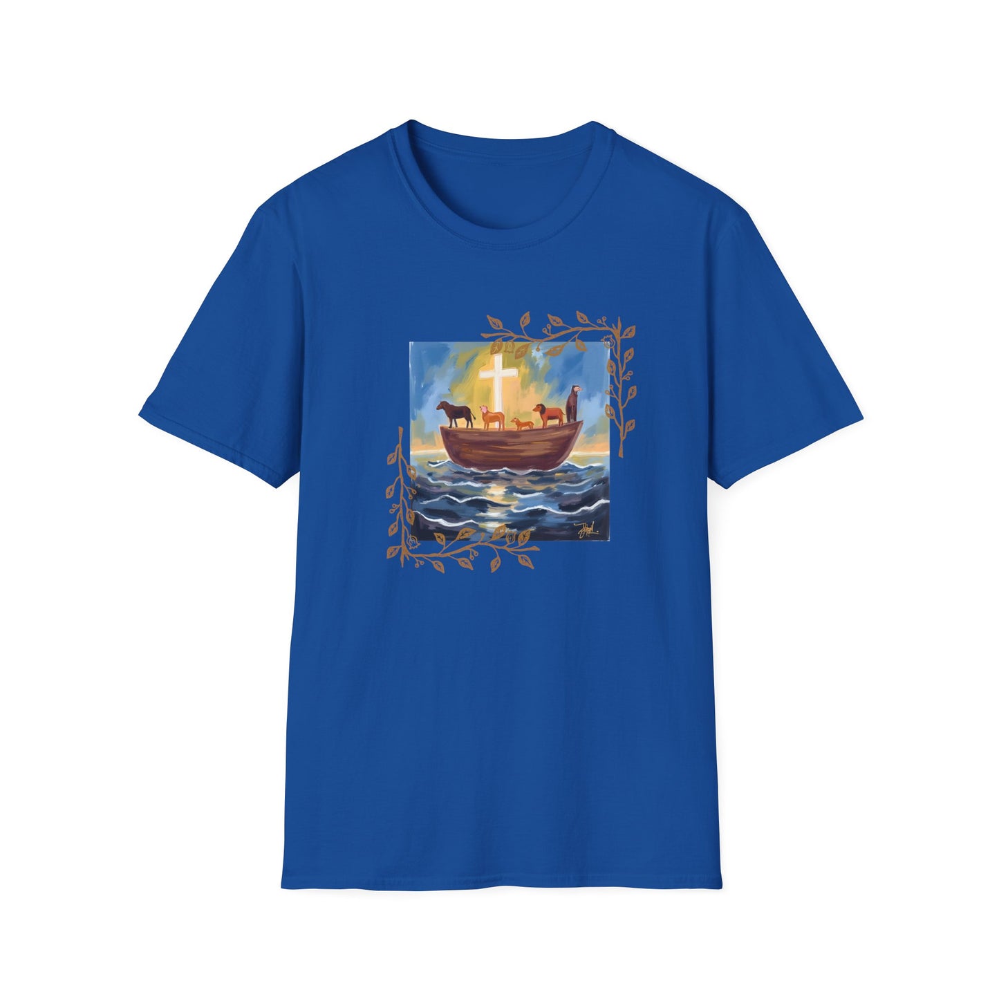 Watercolor Art Noah's Ark T-Shirt