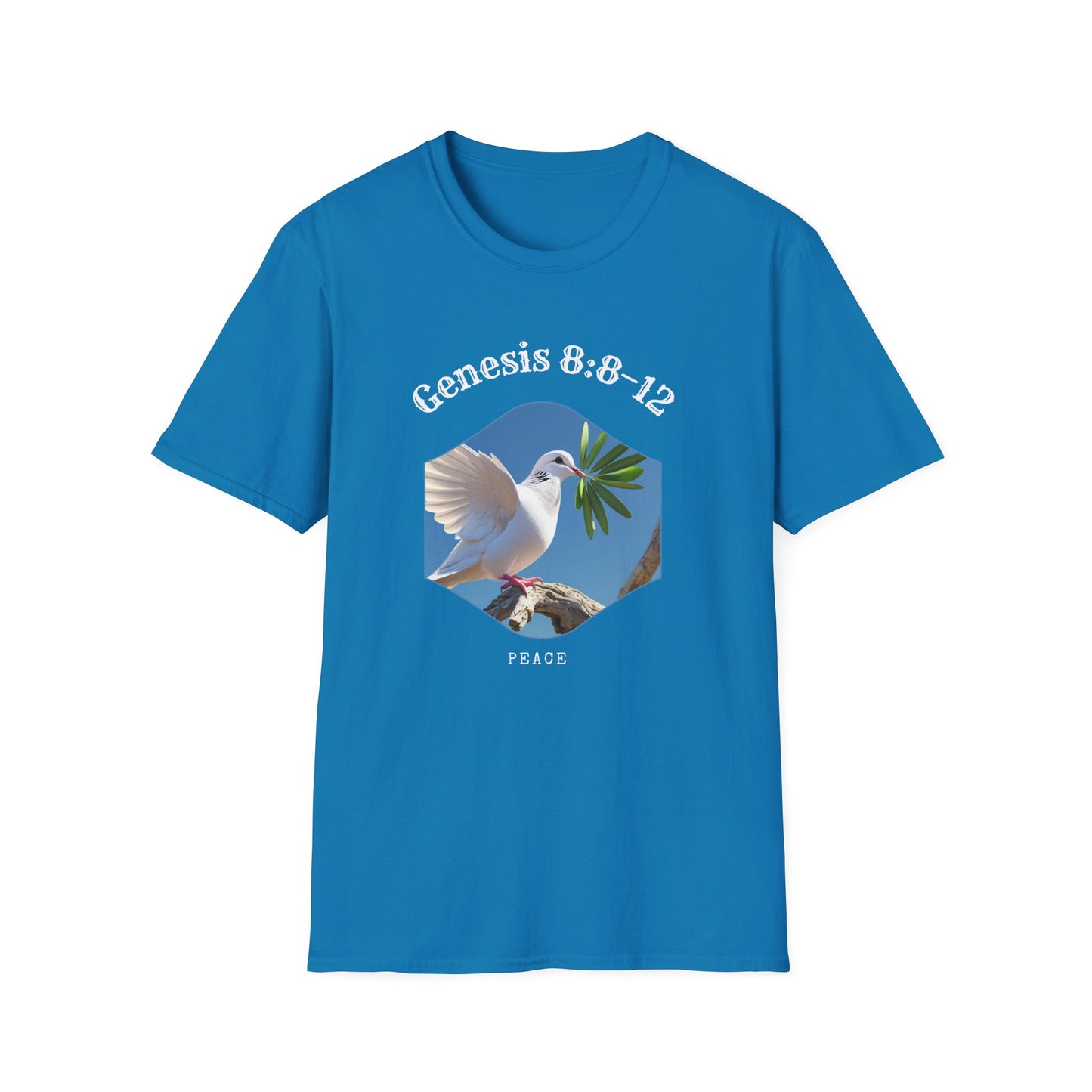 Dove signal of Peace "Genesis 8:8–12" Unisex T-Shirt
