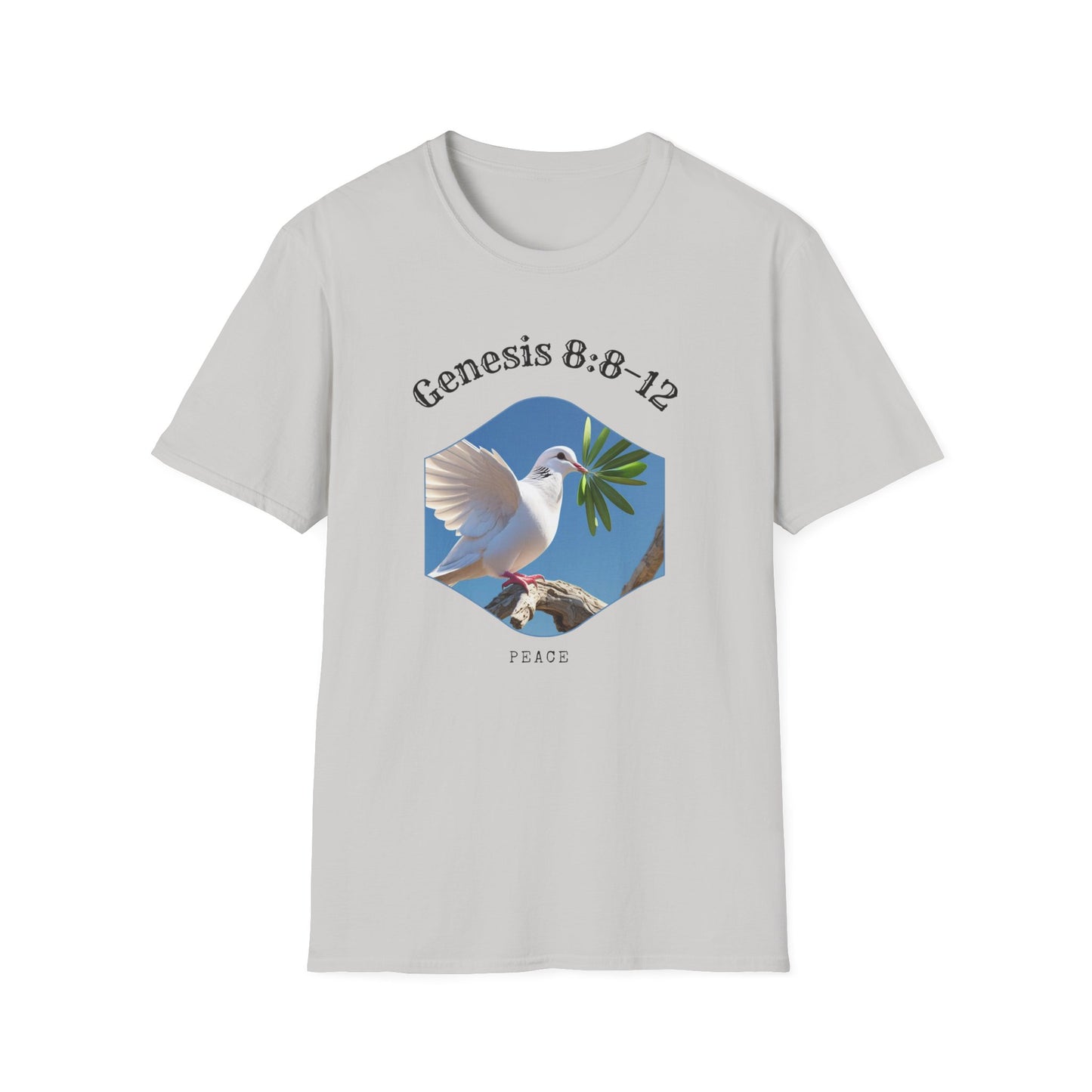 Dove signal of Peace "Genesis 8:8–12" Unisex T-Shirt