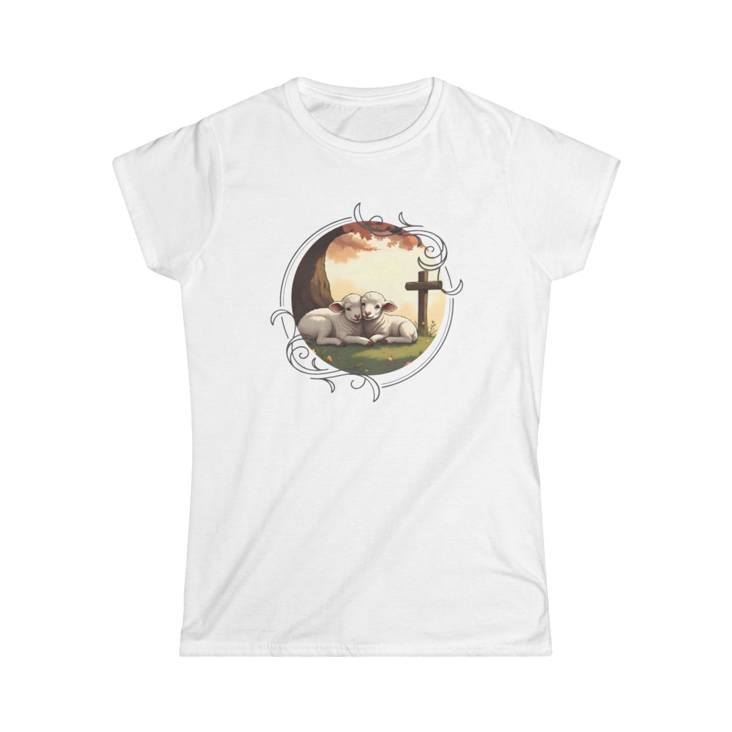 Womens Lamb Christian t-shirt
