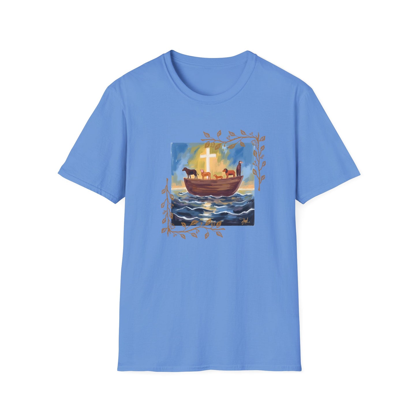 Watercolor Art Noah's Ark T-Shirt
