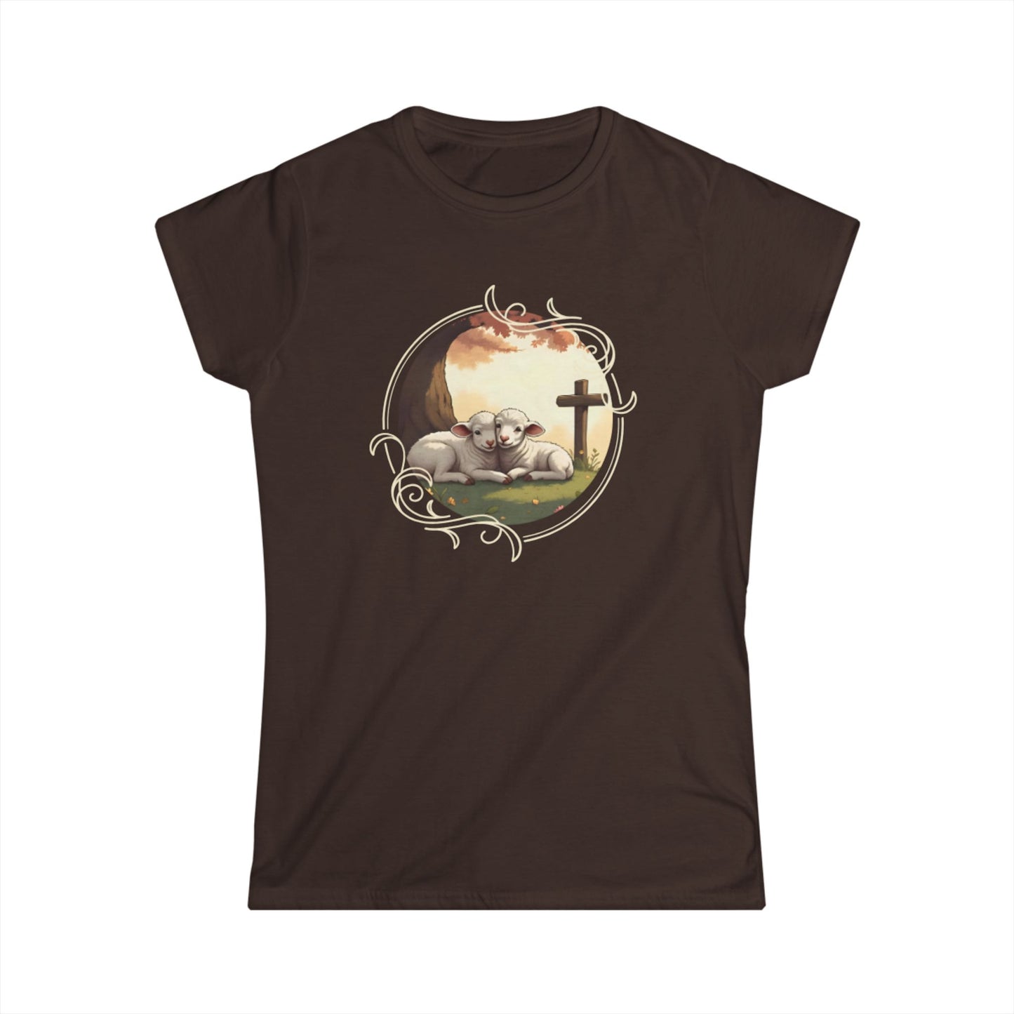 Womens Lamb Christian t-shirt