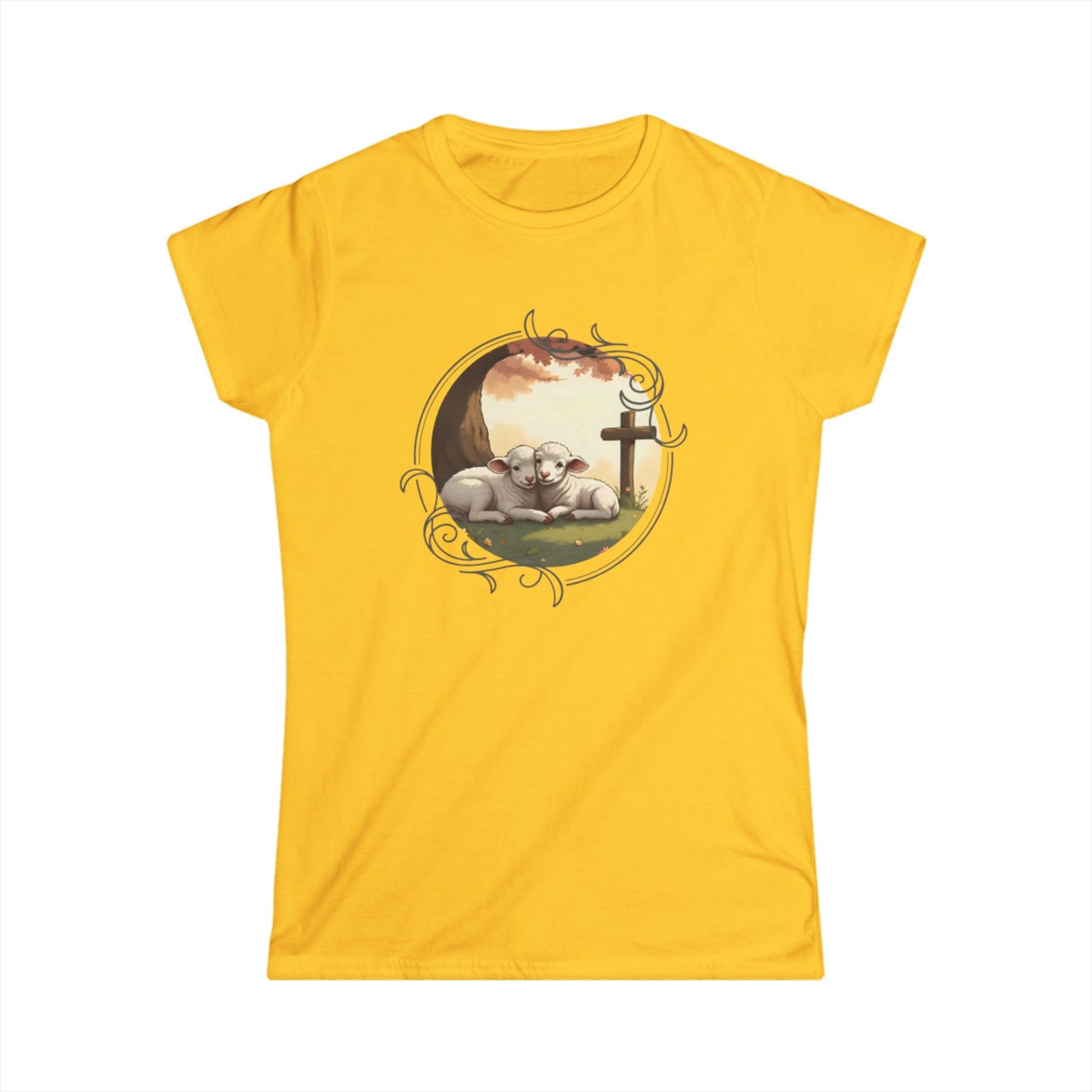 Womens Lamb Christian t-shirt