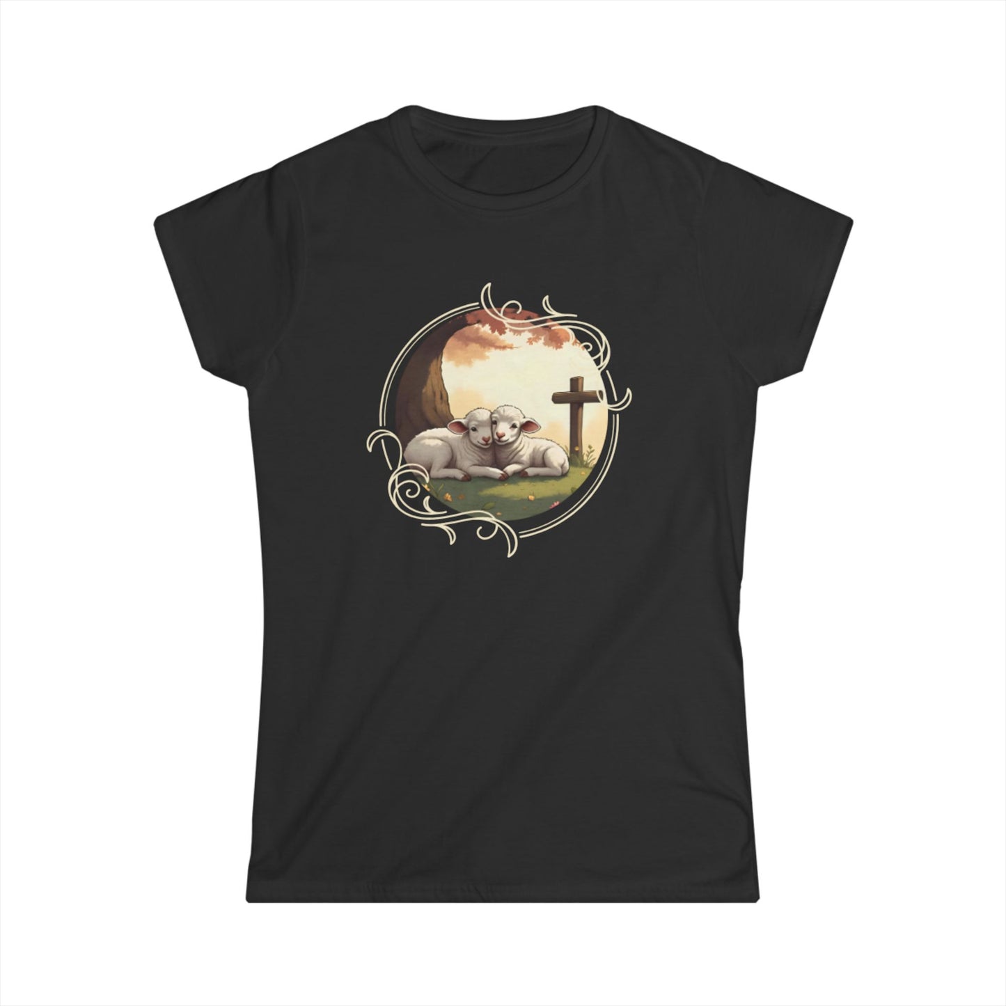 Womens Lamb Christian t-shirt