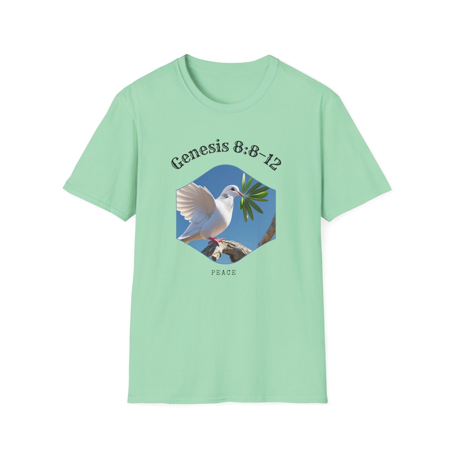 Dove signal of Peace "Genesis 8:8–12" Unisex T-Shirt