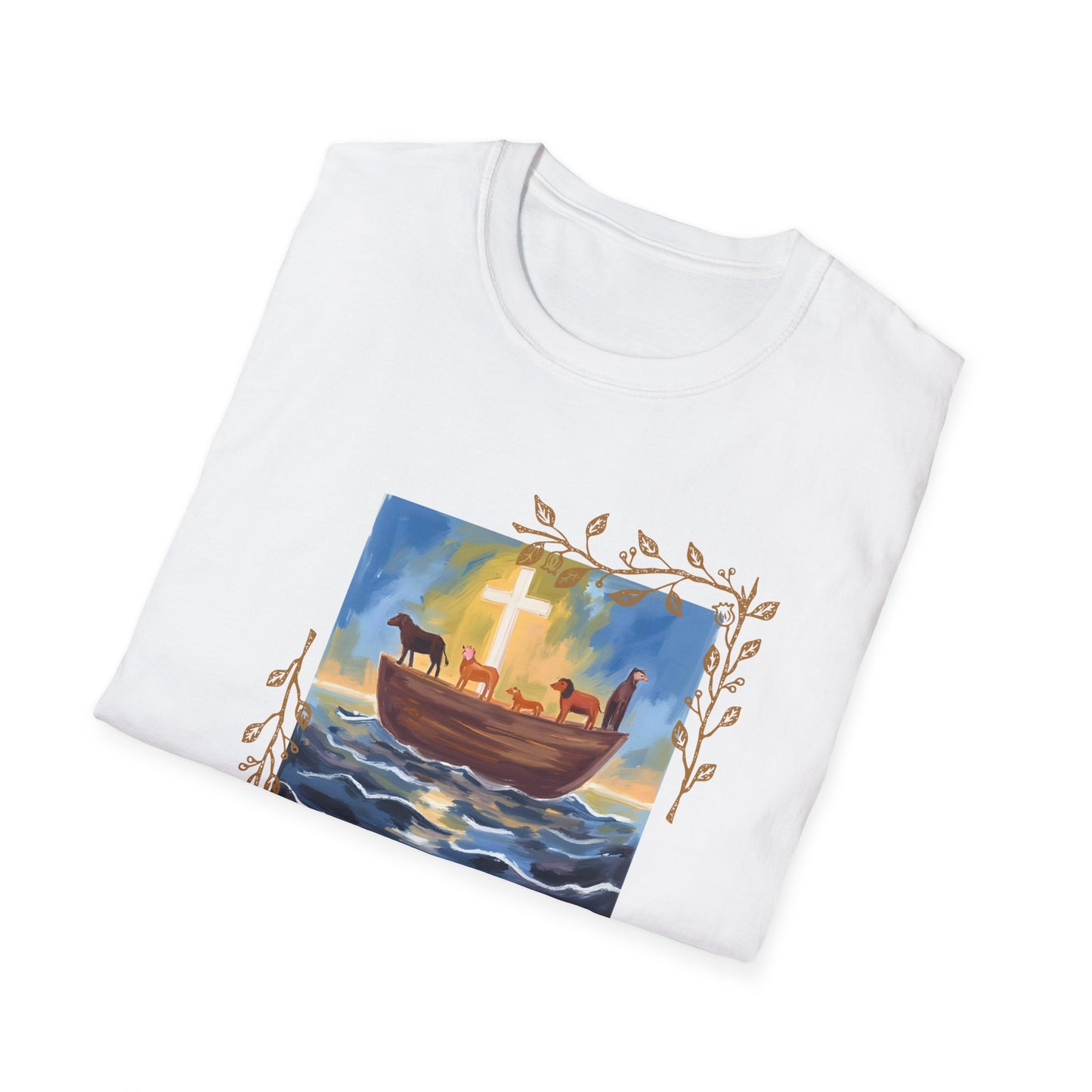 Watercolor Art Noah's Ark T-Shirt