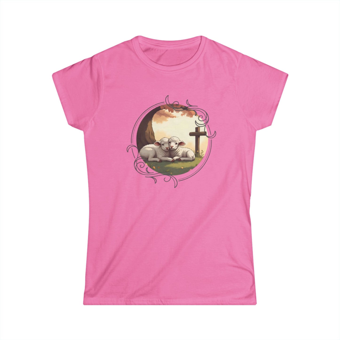 Womens Lamb Christian t-shirt