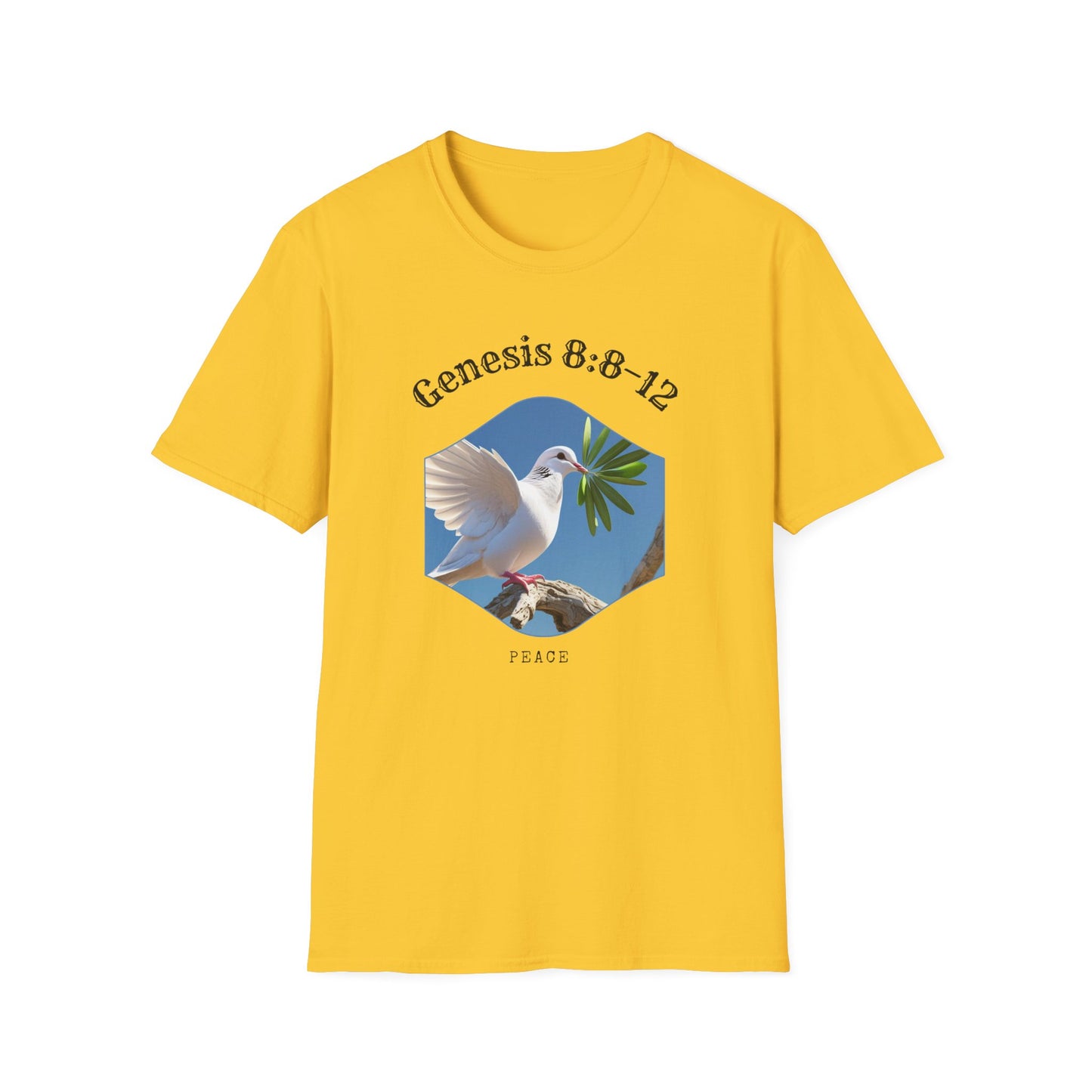 Dove signal of Peace "Genesis 8:8–12" Unisex T-Shirt