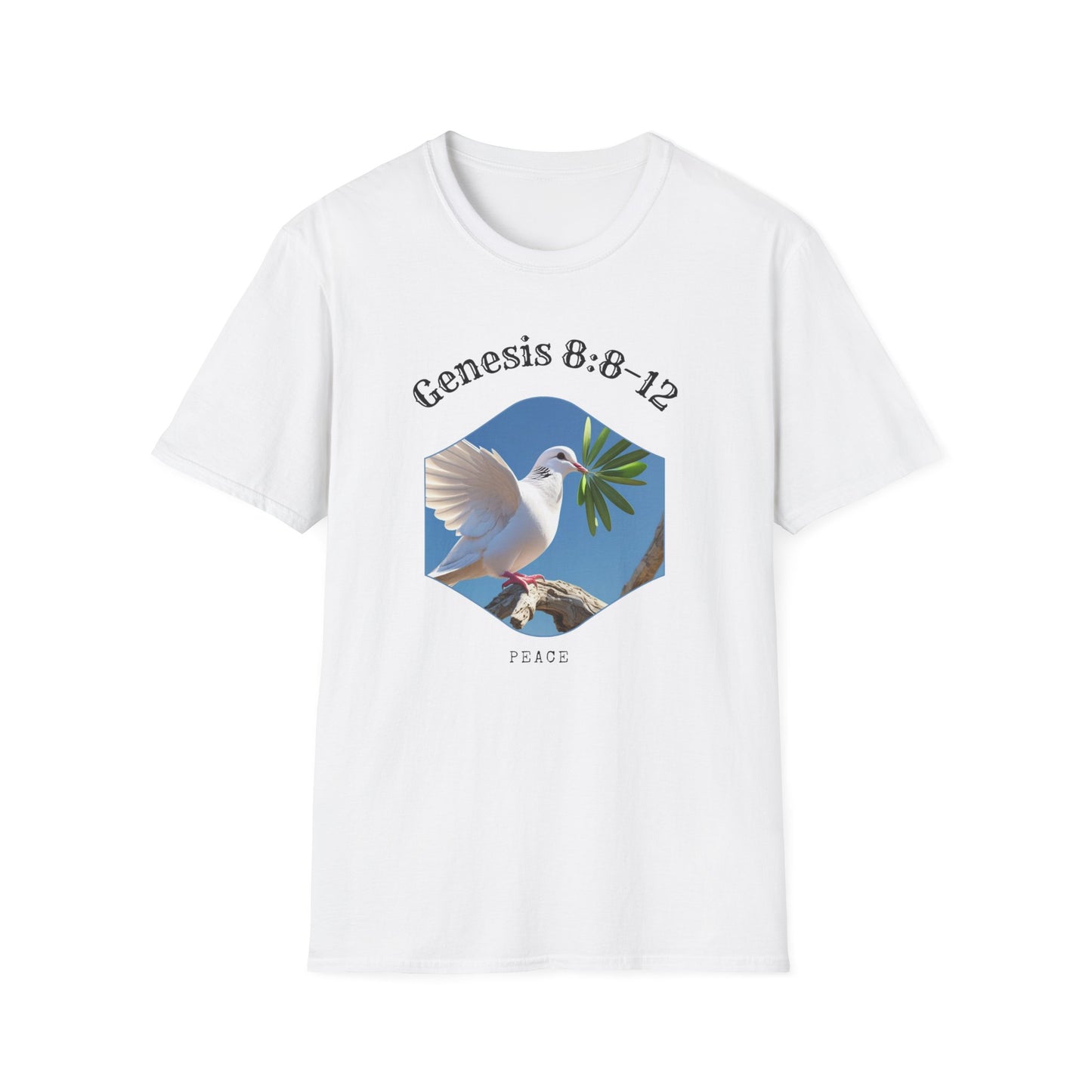 Dove signal of Peace "Genesis 8:8–12" Unisex T-Shirt