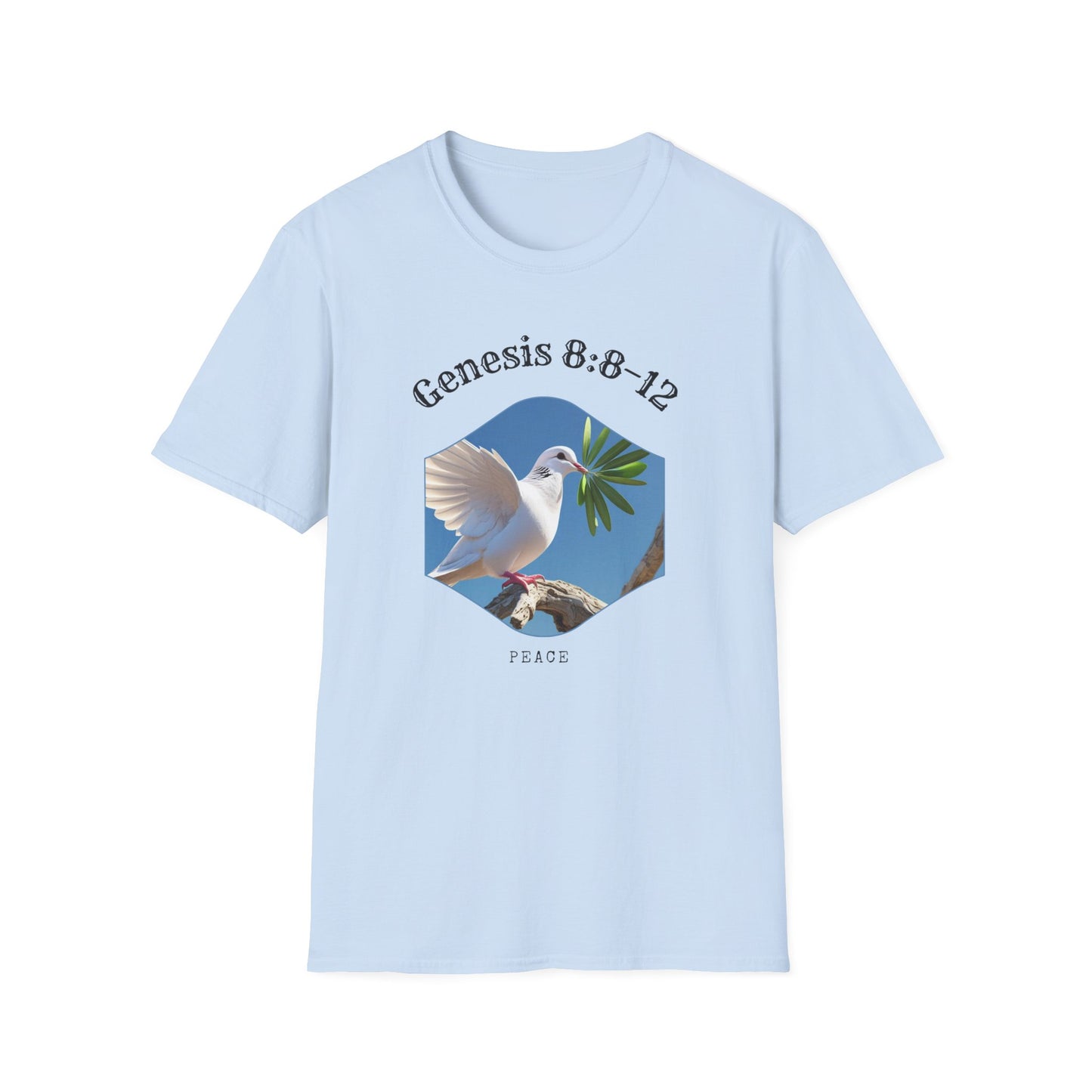 Dove signal of Peace "Genesis 8:8–12" Unisex T-Shirt