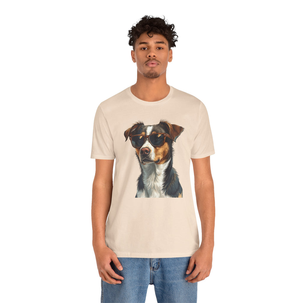 Cool Sunglasses Dog T‑Shirt - Cool Dog Graphic Tee