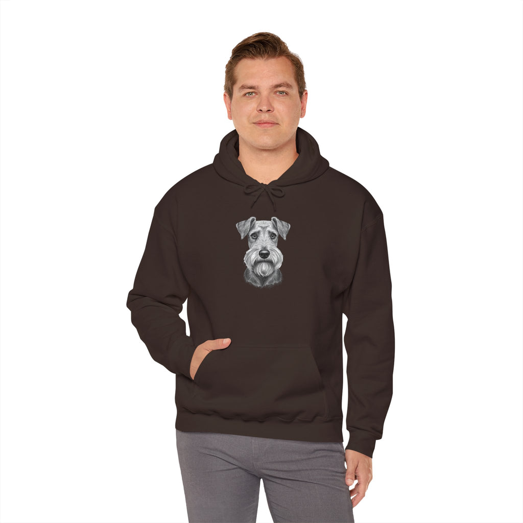 Airedale Terrier Hoodie - Realistic Dog Portrait Sweatshirt for Pet Lovers