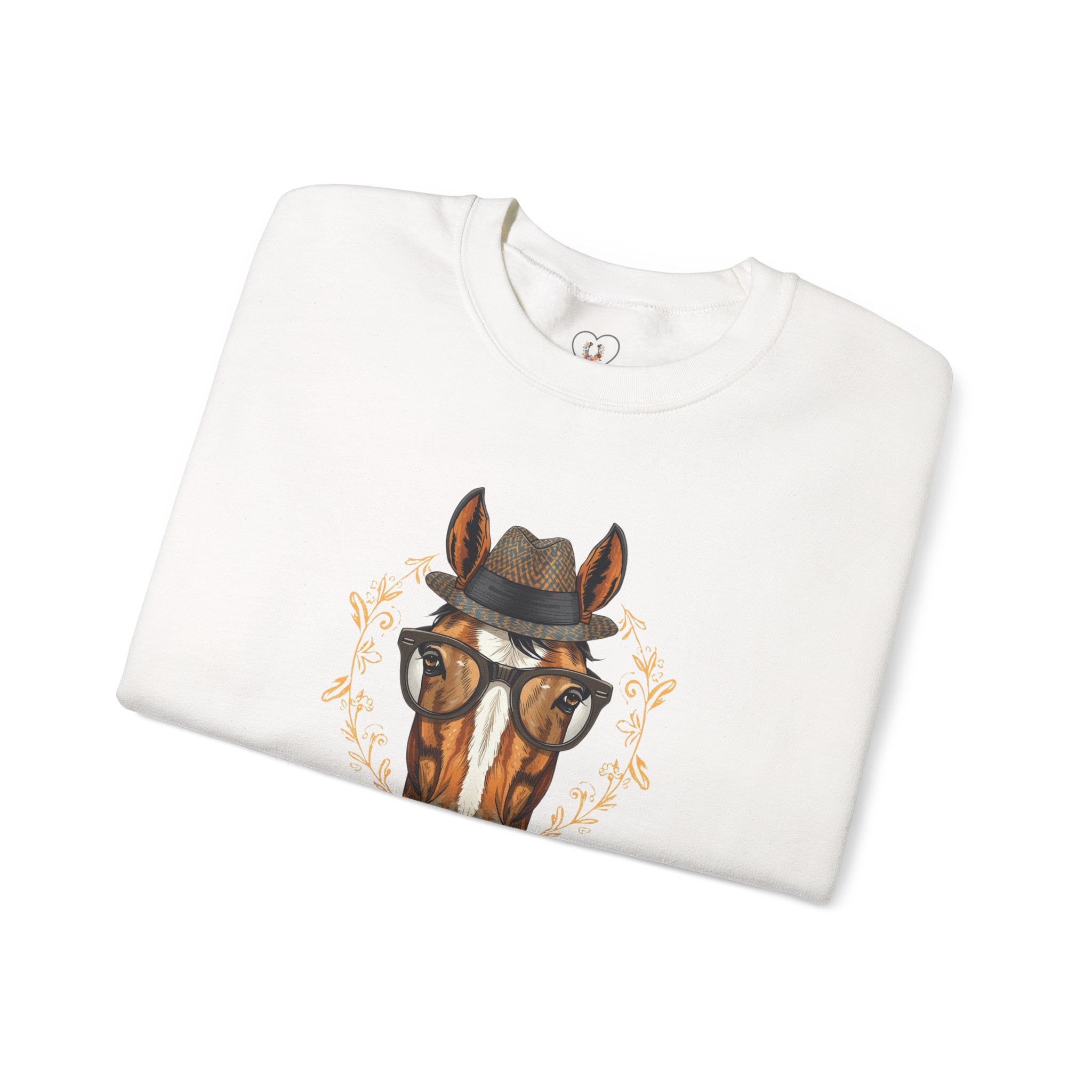 Vintage Gentleman Horse Crewneck Sweatshirt