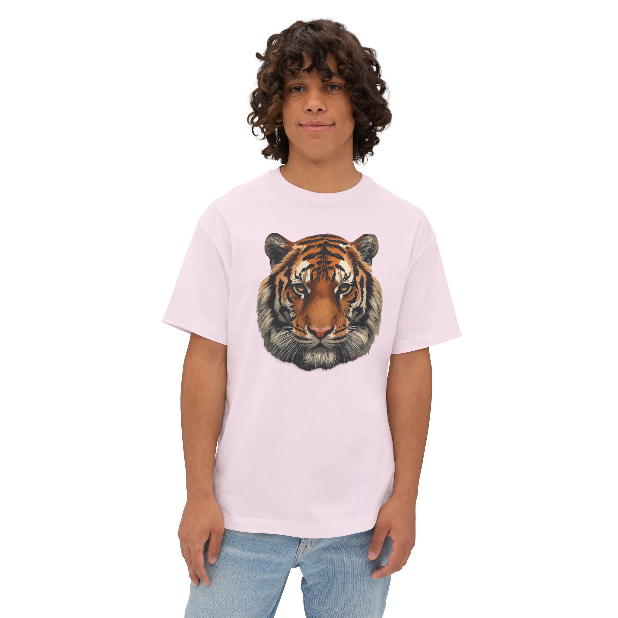 Tiger Head Graphic Tee — Vintage Realistic Big Cat T-Shirt