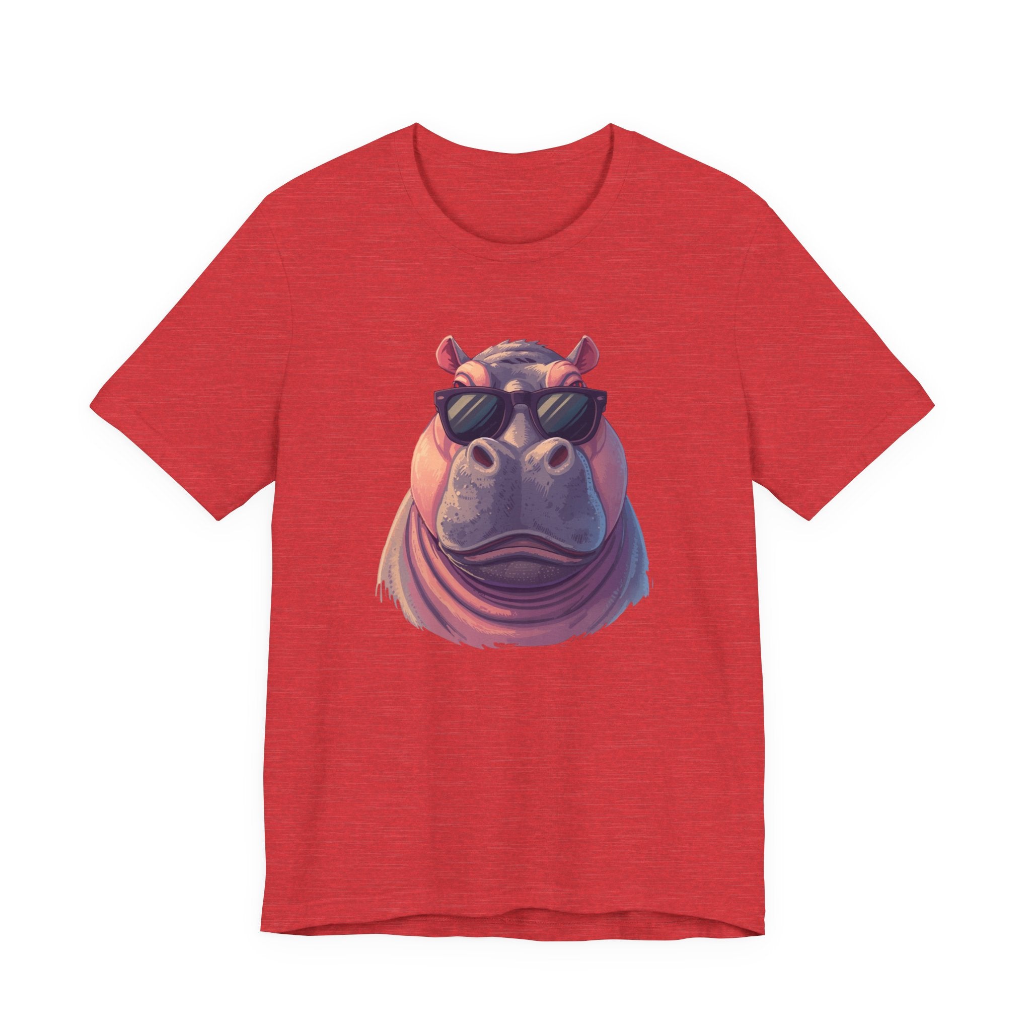 Hippo With Sunglasses Tee — Cool Funny Hippo Graphic T-Shirt