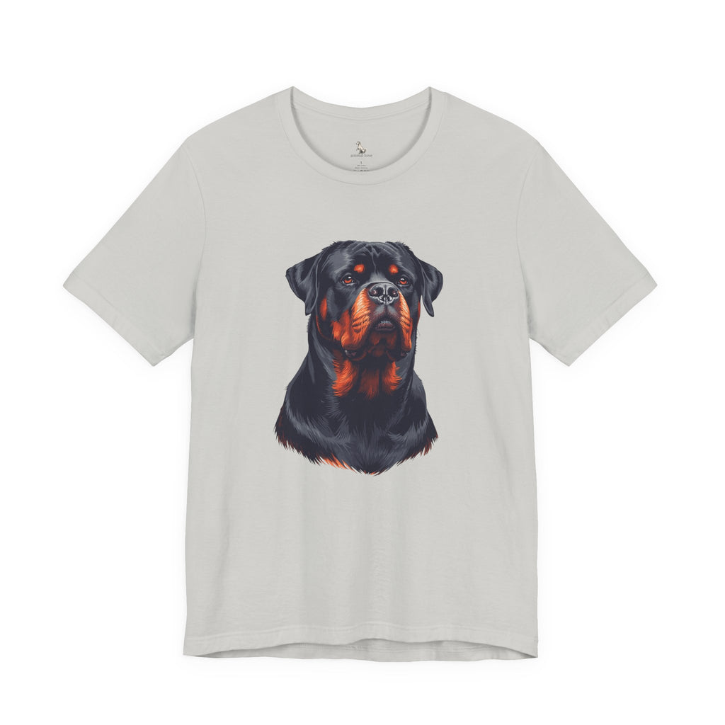 Rottweiler Portrait T-Shirt — Dog Head Tee for Rottweiler Lovers