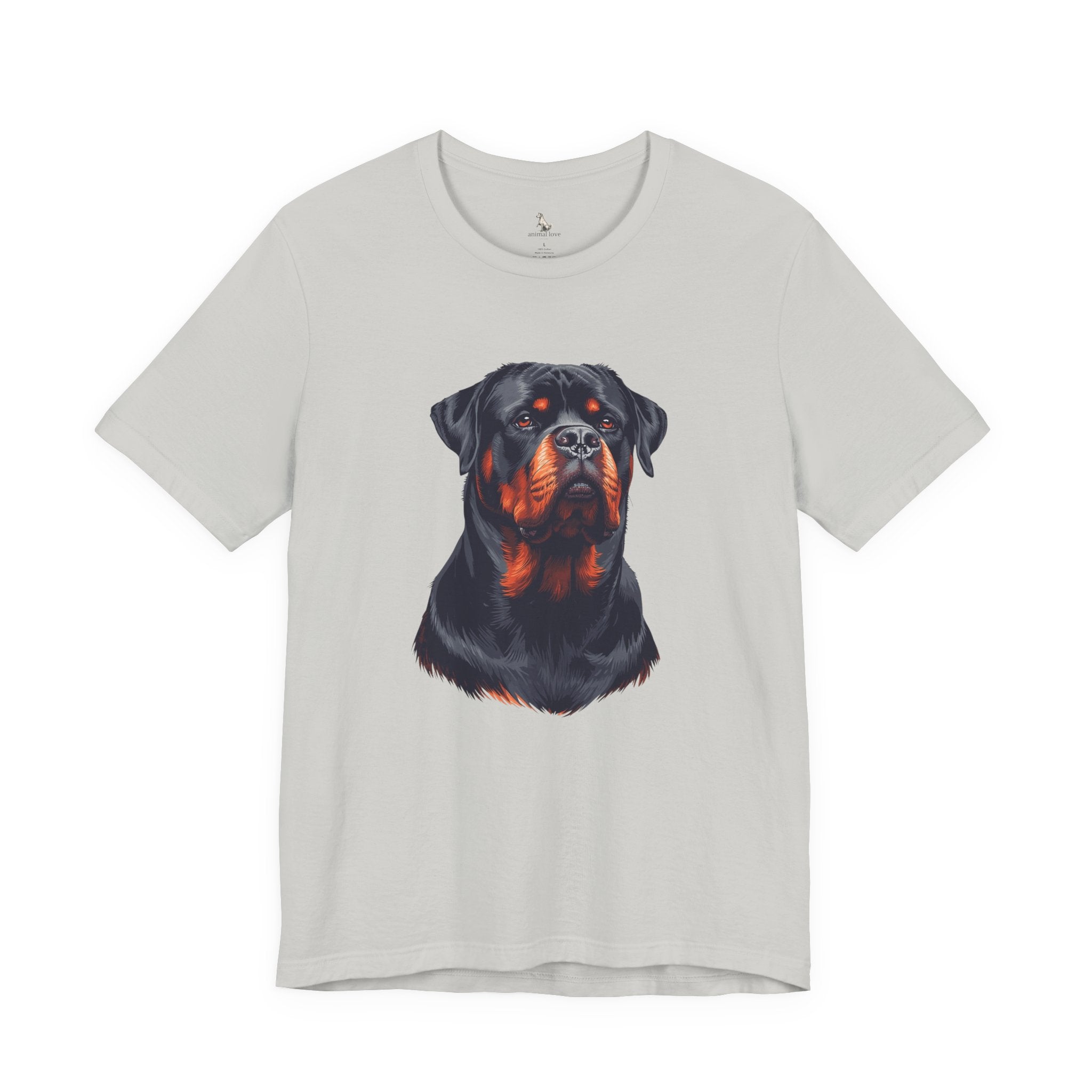 Rottweiler Portrait T-Shirt — Dog Head Tee for Rottweiler Lovers