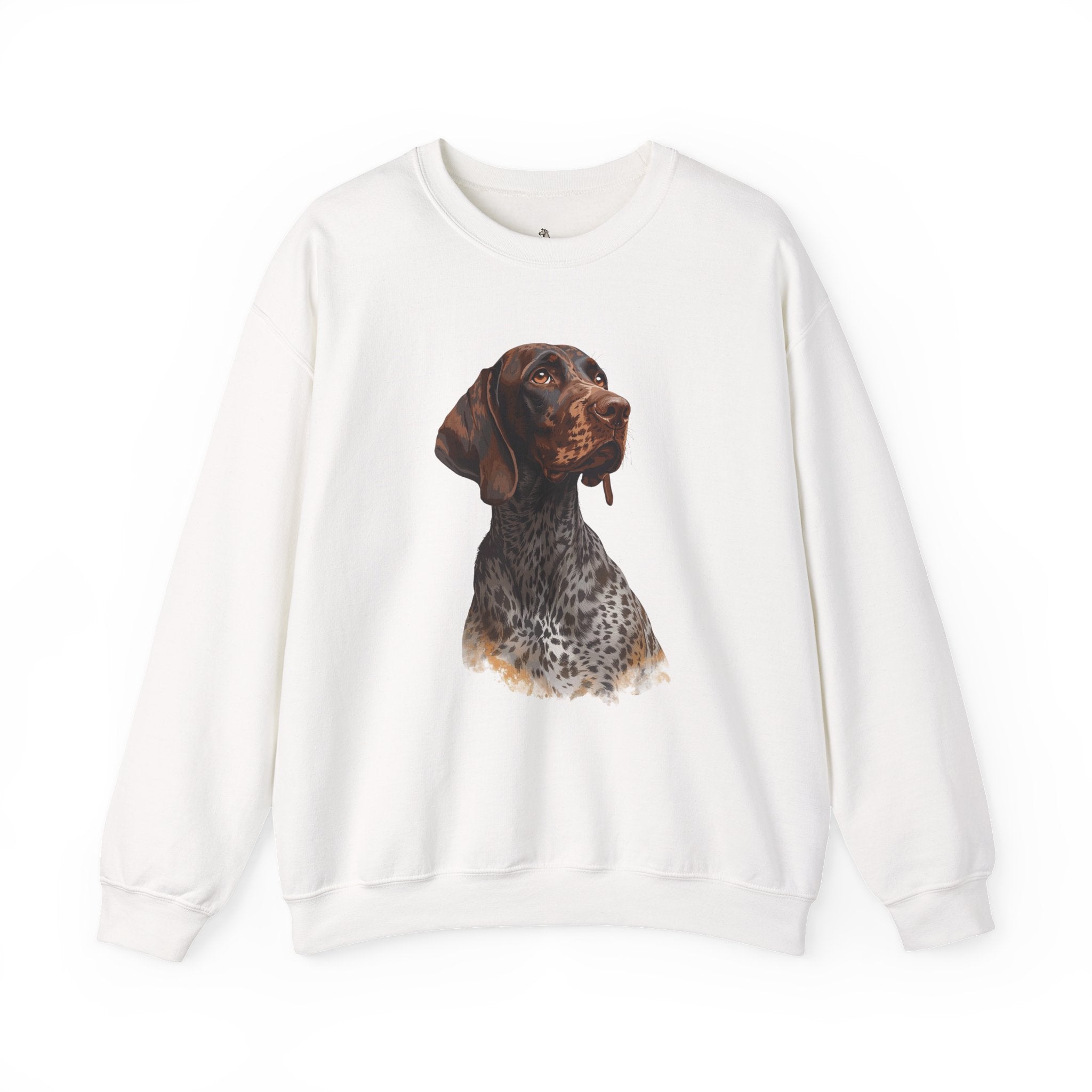 German Shorthaired Pointer Portrait Crewneck Sweatshirt