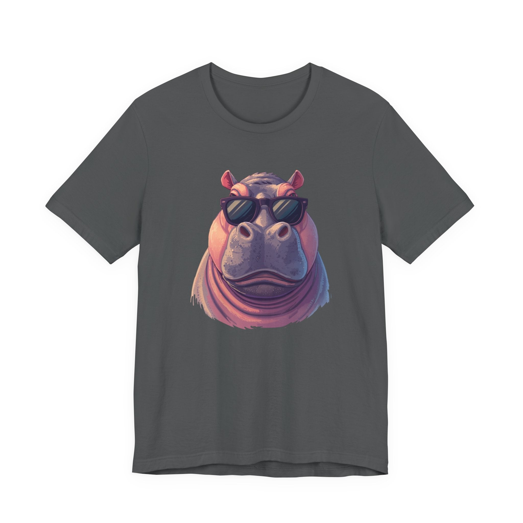 Hippo With Sunglasses Tee — Cool Funny Hippo Graphic T-Shirt