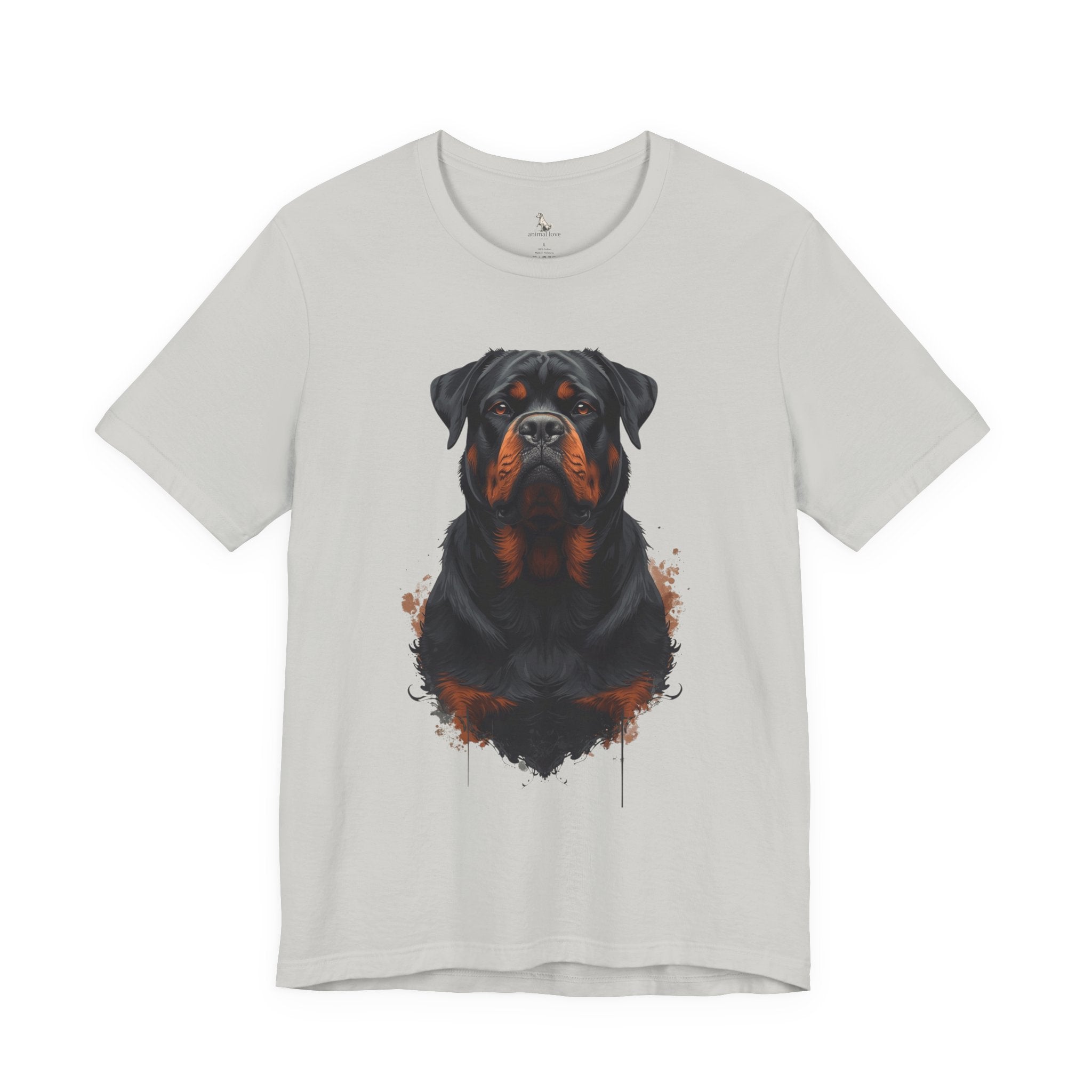 Rottweiler Portrait T‑Shirt — Realistic Dog Lover Tee