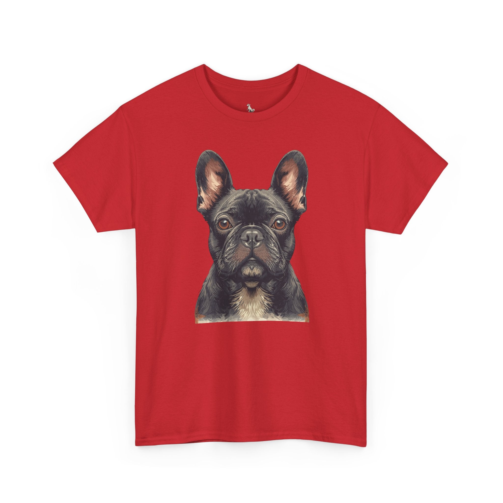 Black French Bulldog Portrait T-Shirt — Frenchie Love Graphic Tee