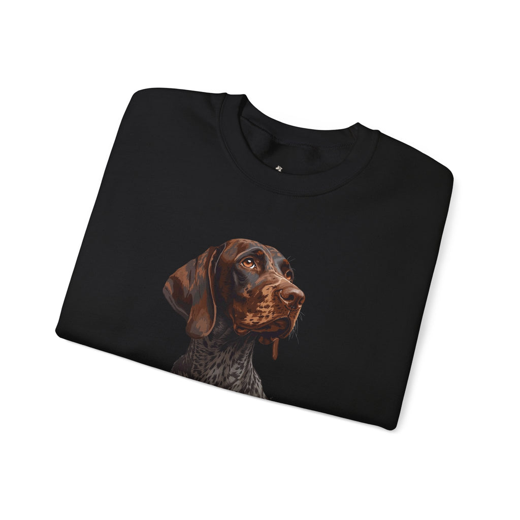 German Shorthaired Pointer Portrait Crewneck Sweatshirt