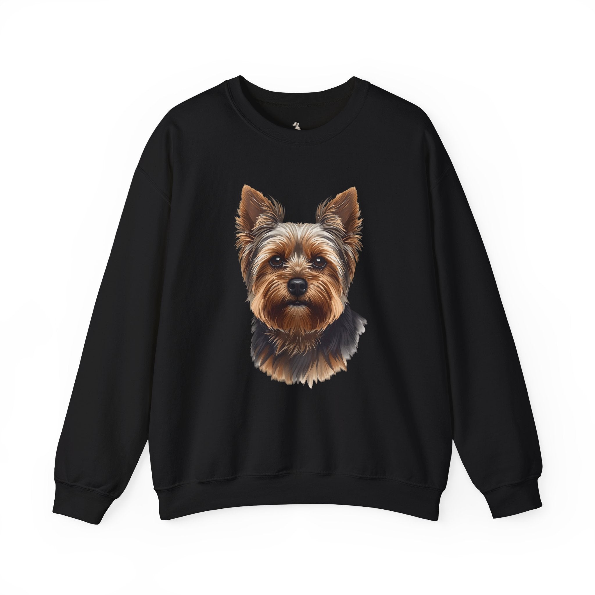 Yorkshire Terrier Crewneck Sweatshirt – Realistic Yorkie Portrait Pullover