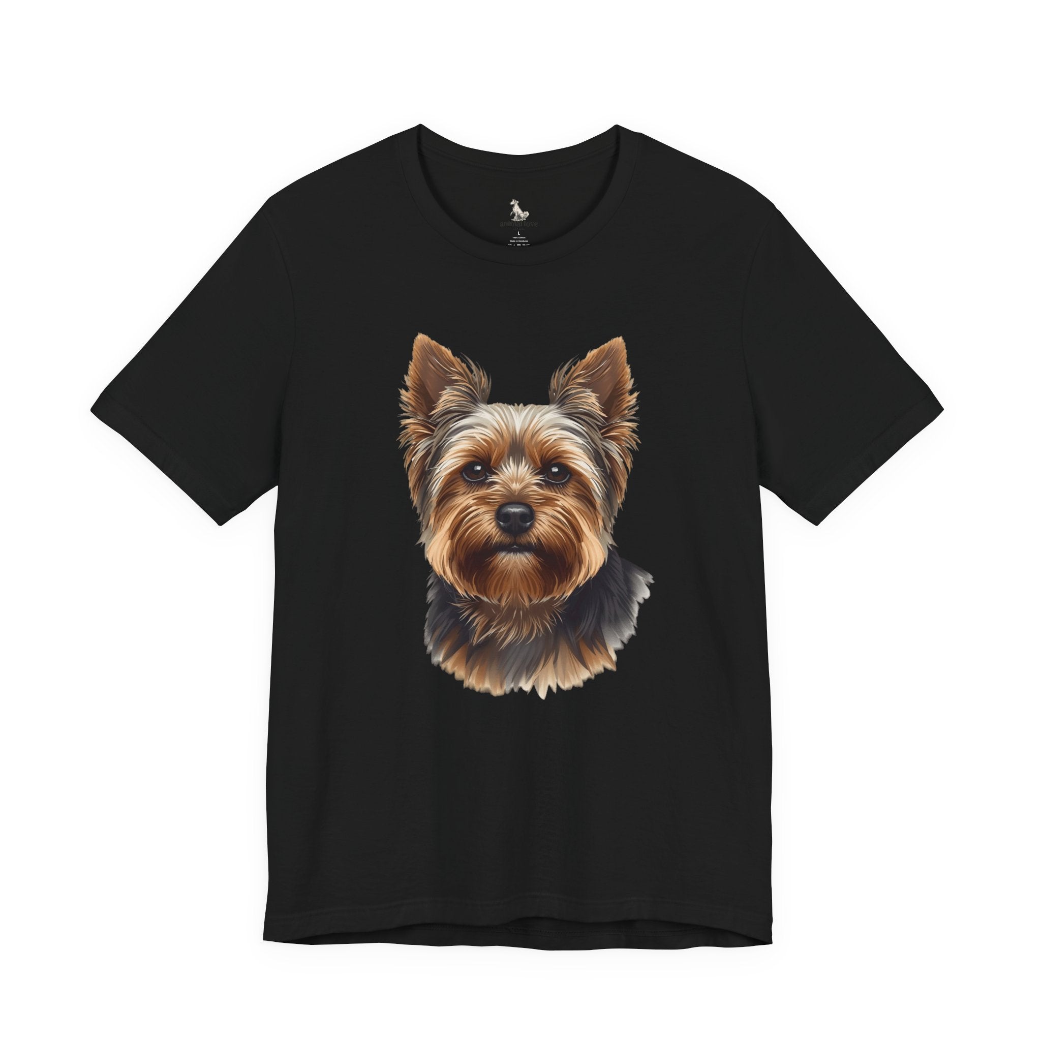 Yorkshire Terrier Portrait Tee — Realistic Cute Yorkie Dog T‑Shirt