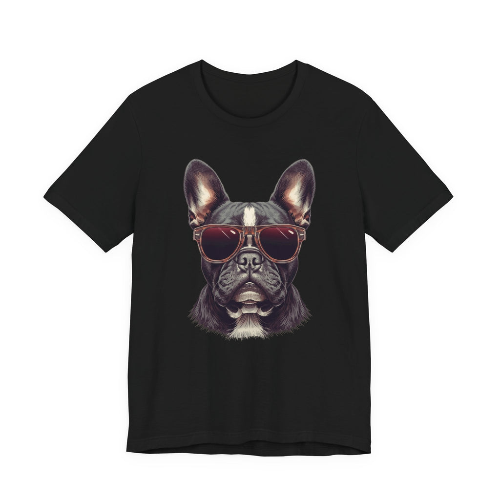 French Bulldog with Sunglasses T-Shirt