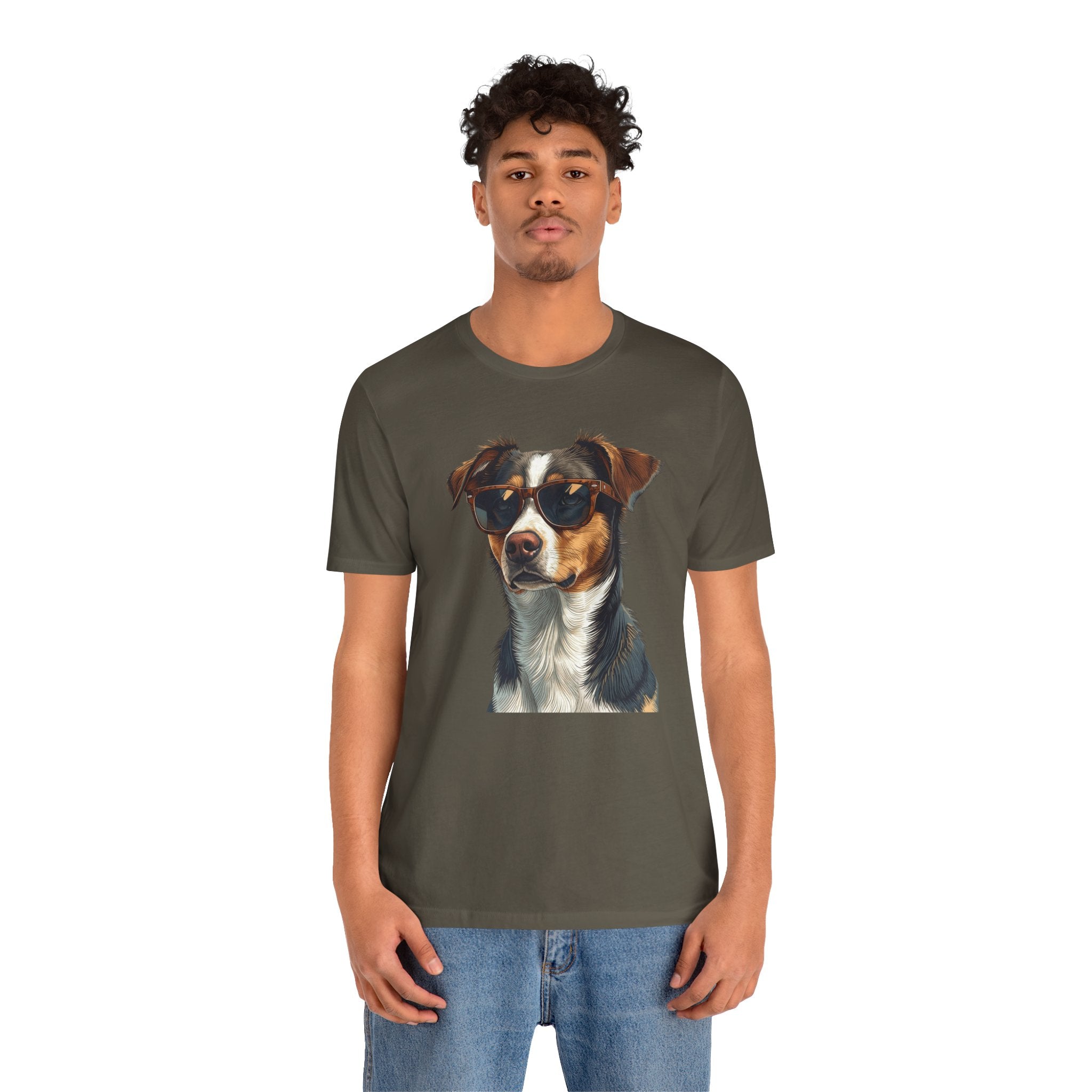 Cool Sunglasses Dog T‑Shirt - Cool Dog Graphic Tee