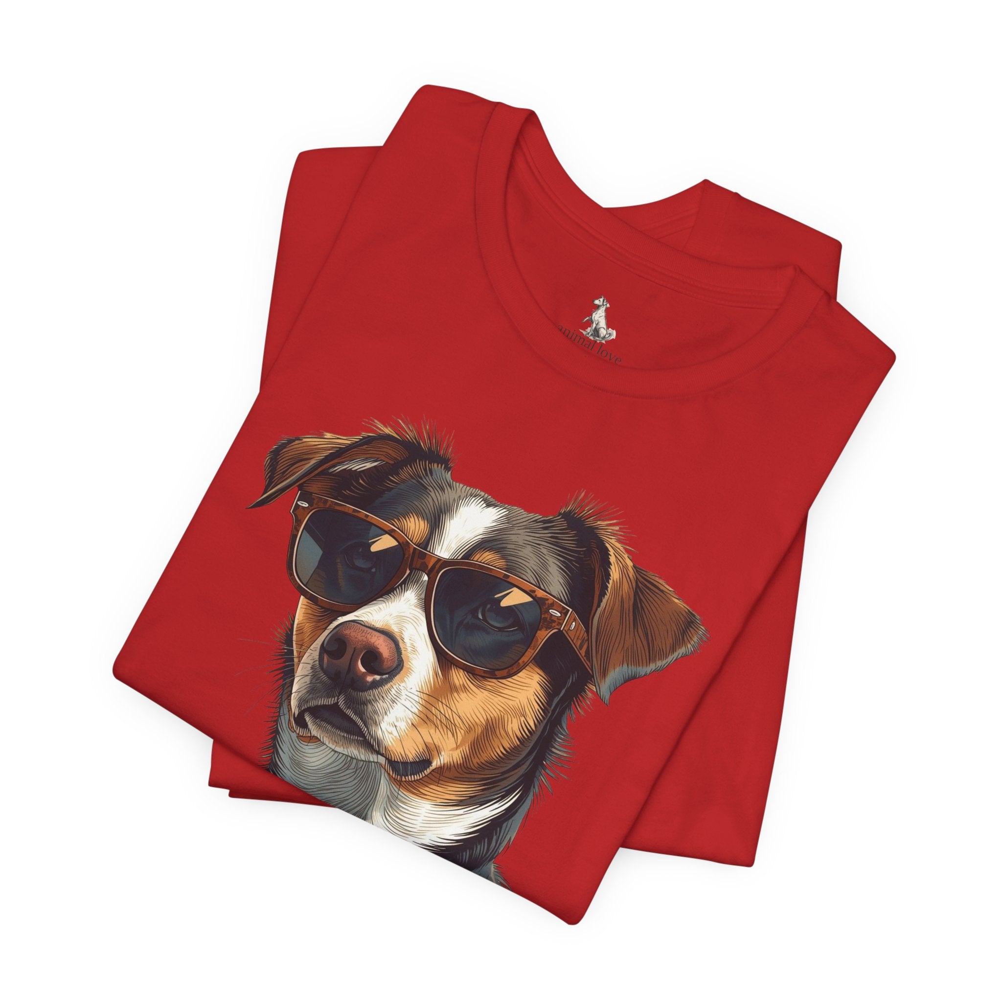 Cool Sunglasses Dog T‑Shirt - Cool Dog Graphic Tee