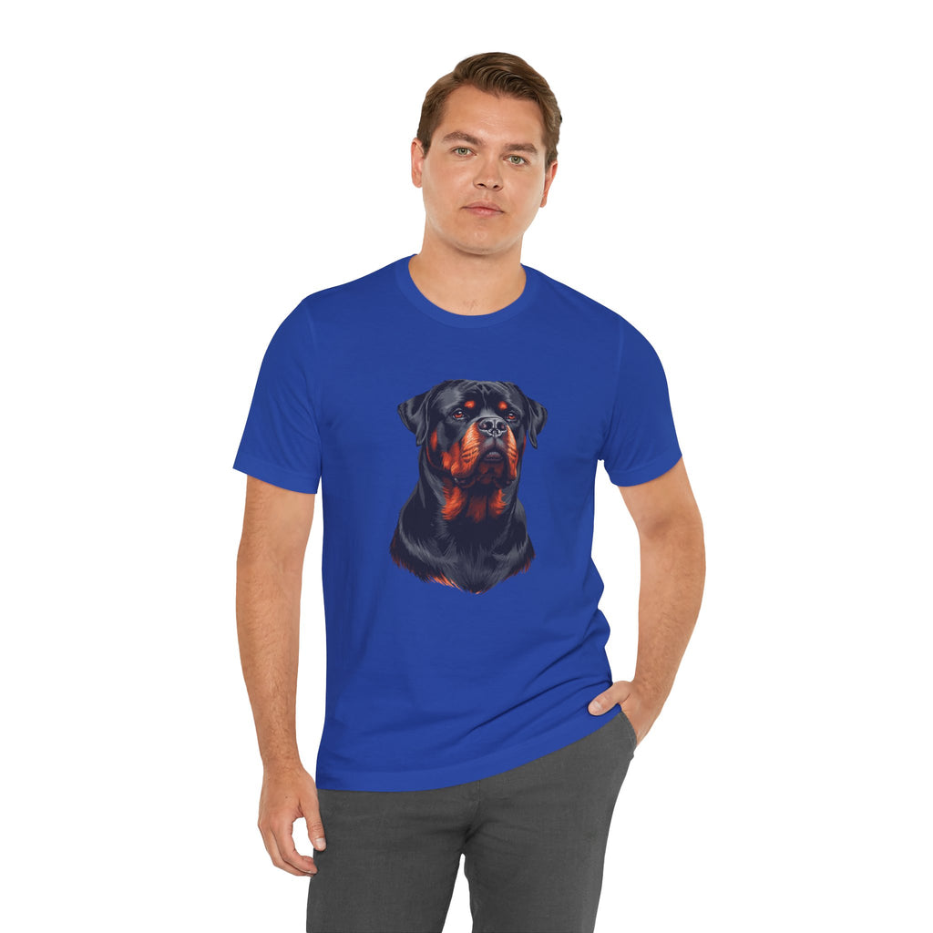 Rottweiler Portrait T-Shirt — Dog Head Tee for Rottweiler Lovers