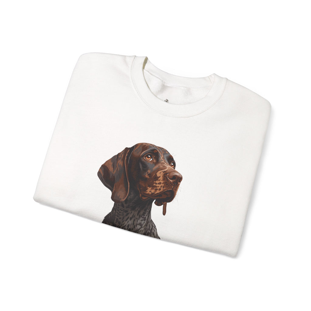 German Shorthaired Pointer Portrait Crewneck Sweatshirt
