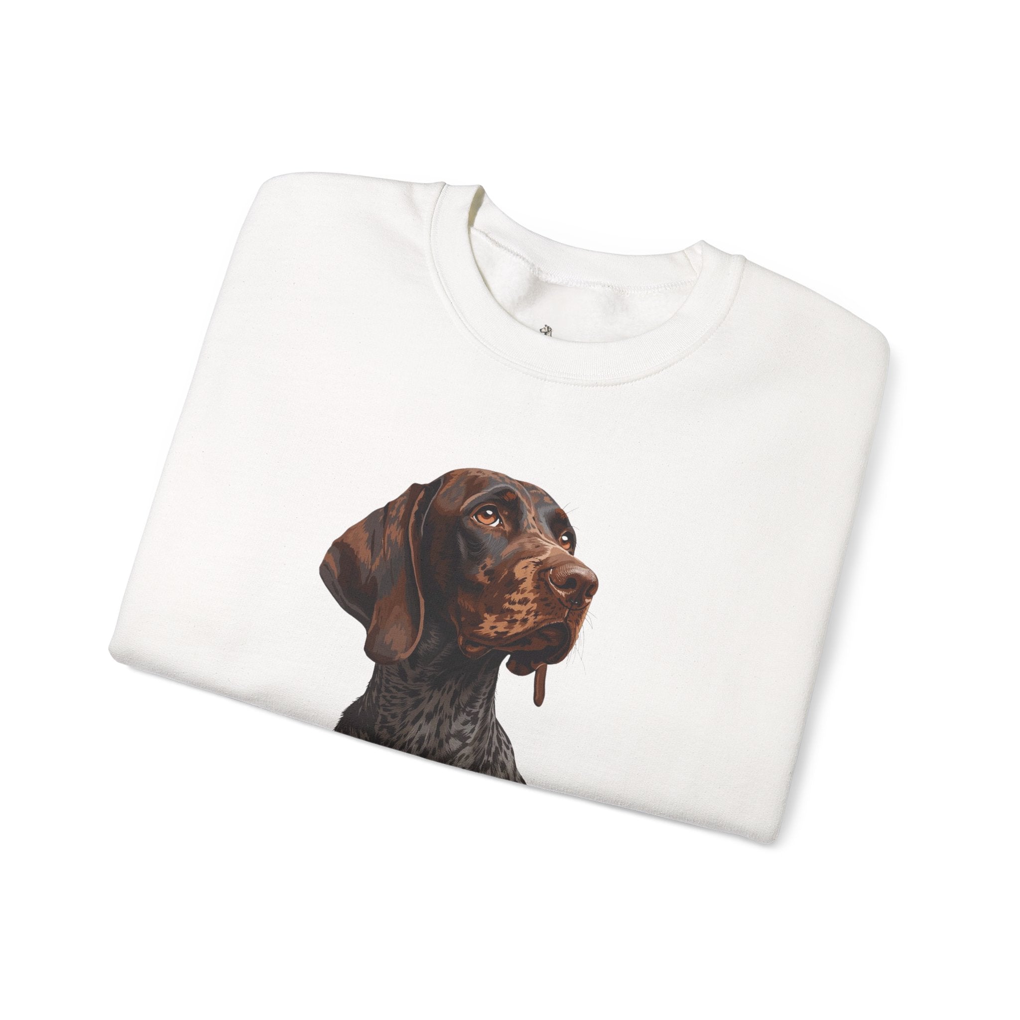 German Shorthaired Pointer Portrait Crewneck Sweatshirt