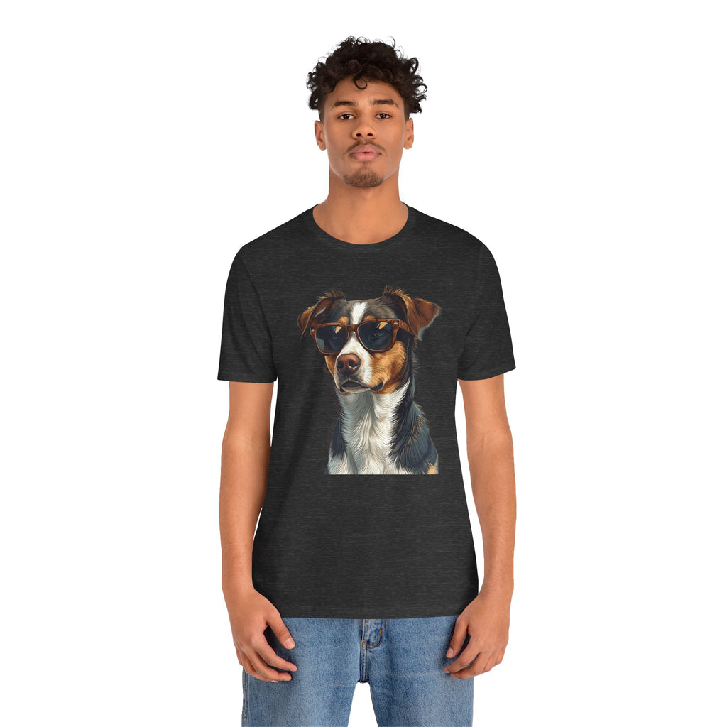 Cool Sunglasses Dog T‑Shirt - Cool Dog Graphic Tee