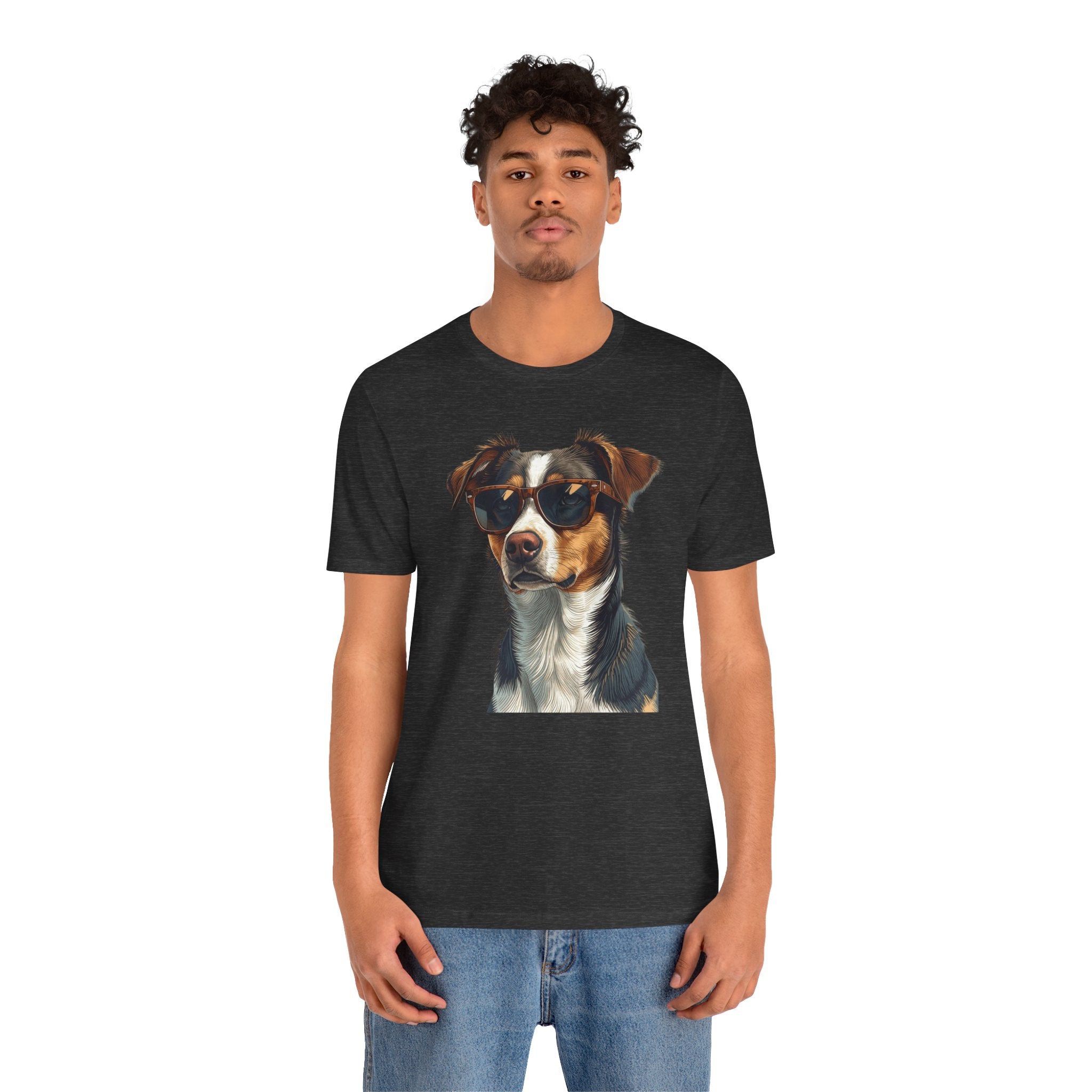 Cool Sunglasses Dog T‑Shirt - Cool Dog Graphic Tee