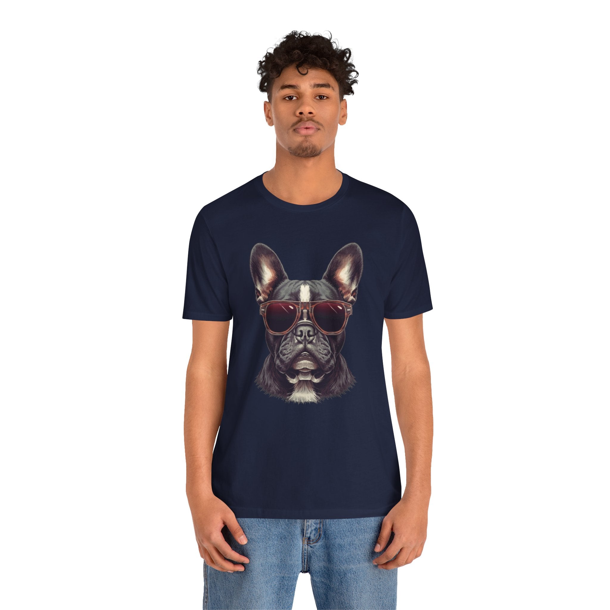 French Bulldog with Sunglasses T-Shirt
