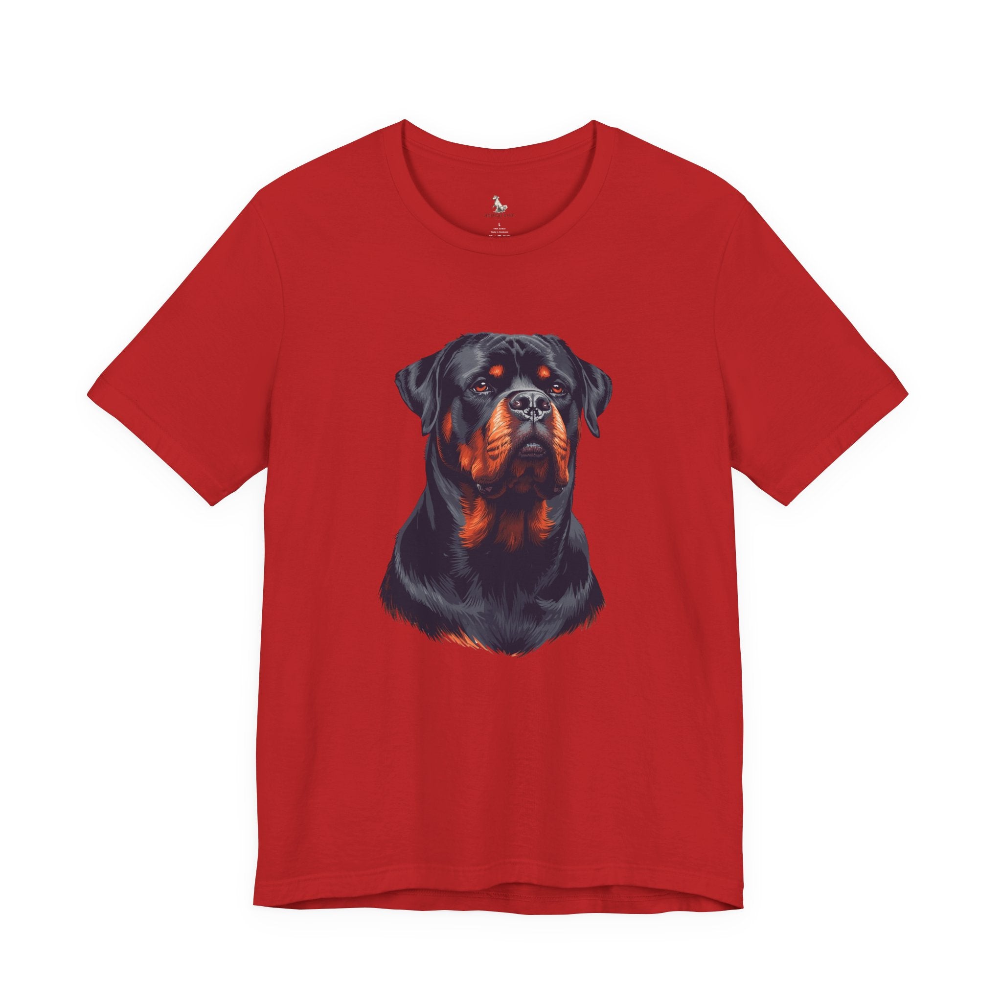 Rottweiler Portrait T-Shirt — Dog Head Tee for Rottweiler Lovers