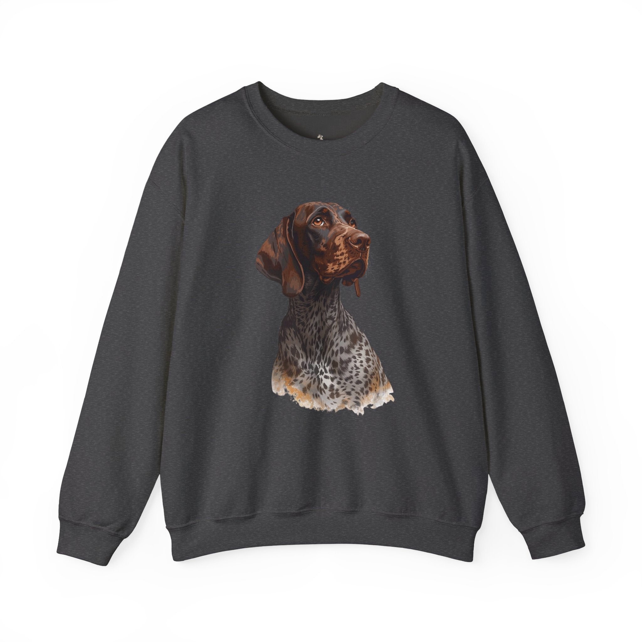 German Shorthaired Pointer Portrait Crewneck Sweatshirt