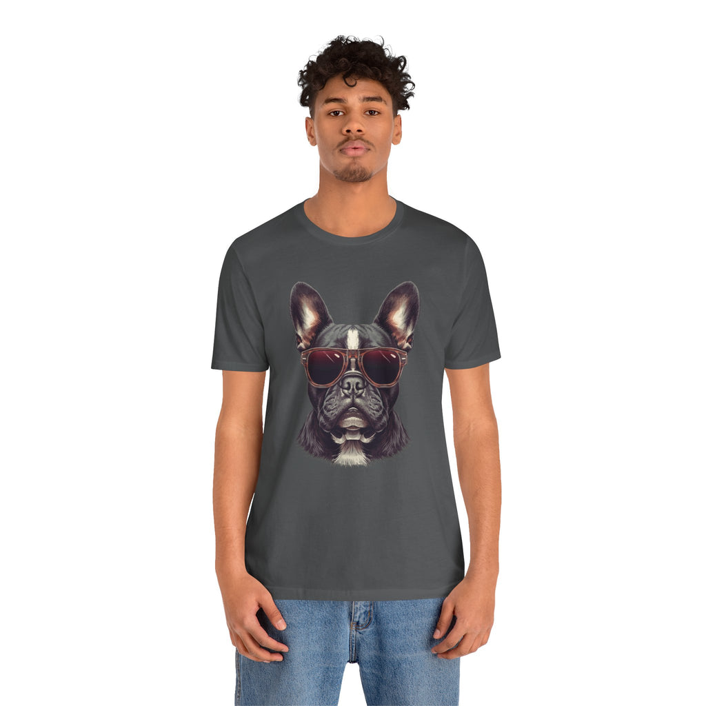 French Bulldog with Sunglasses T-Shirt