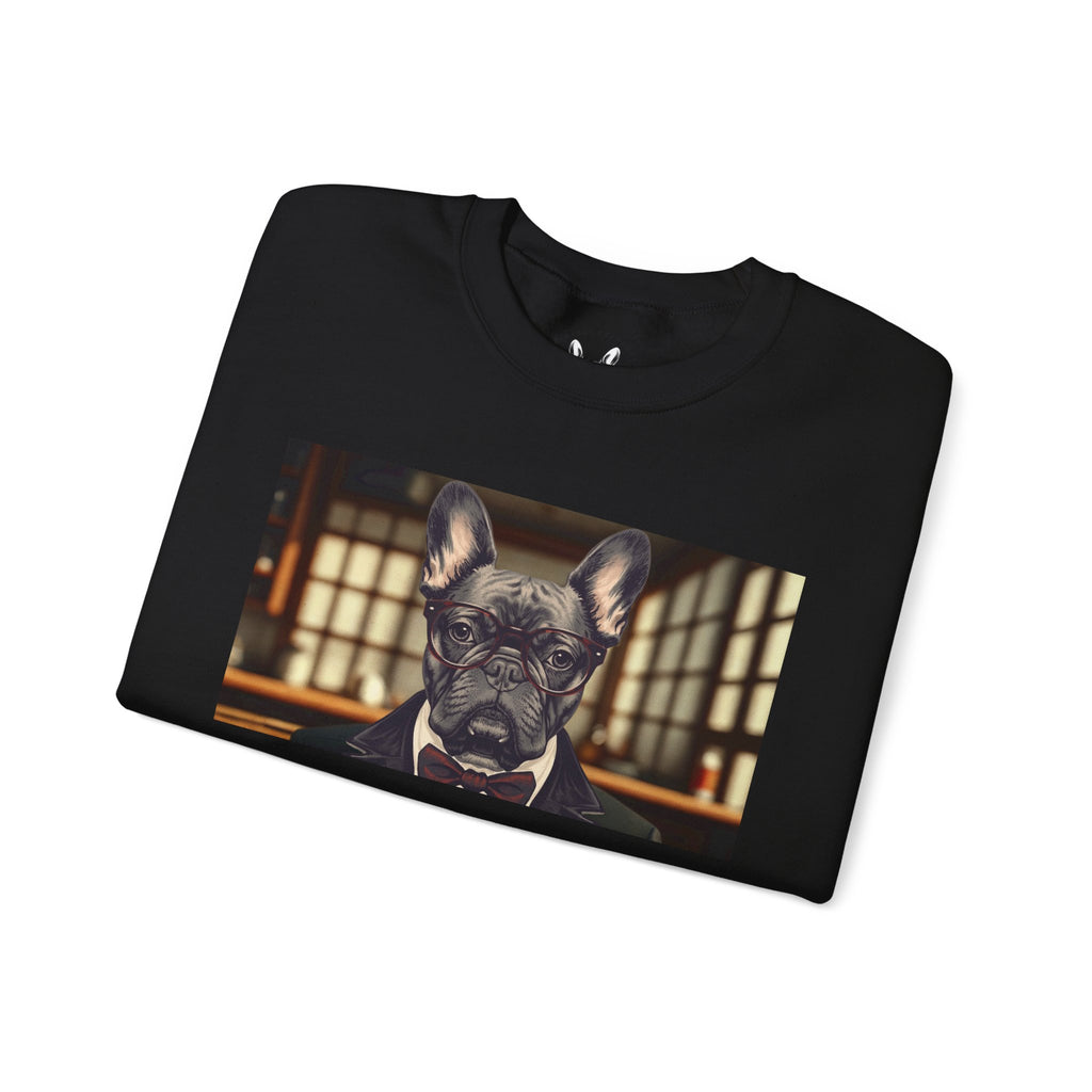Business French Bulldog Crewneck Sweatshirt