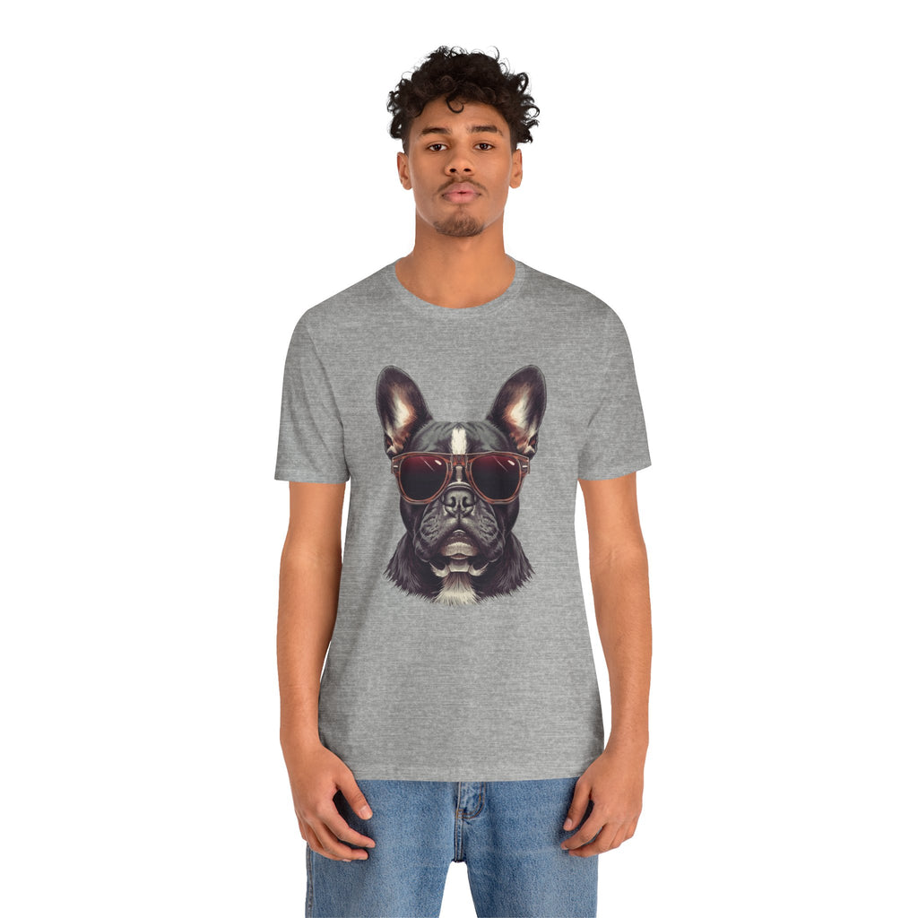 French Bulldog with Sunglasses T-Shirt