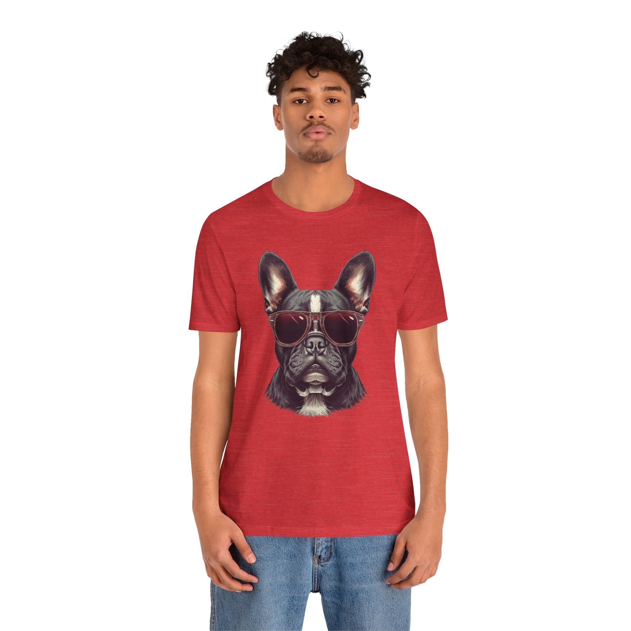 French Bulldog with Sunglasses T-Shirt