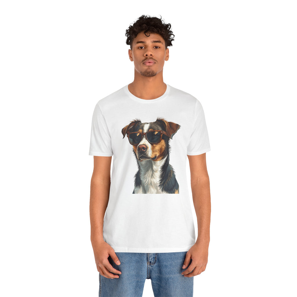 Cool Sunglasses Dog T‑Shirt - Cool Dog Graphic Tee
