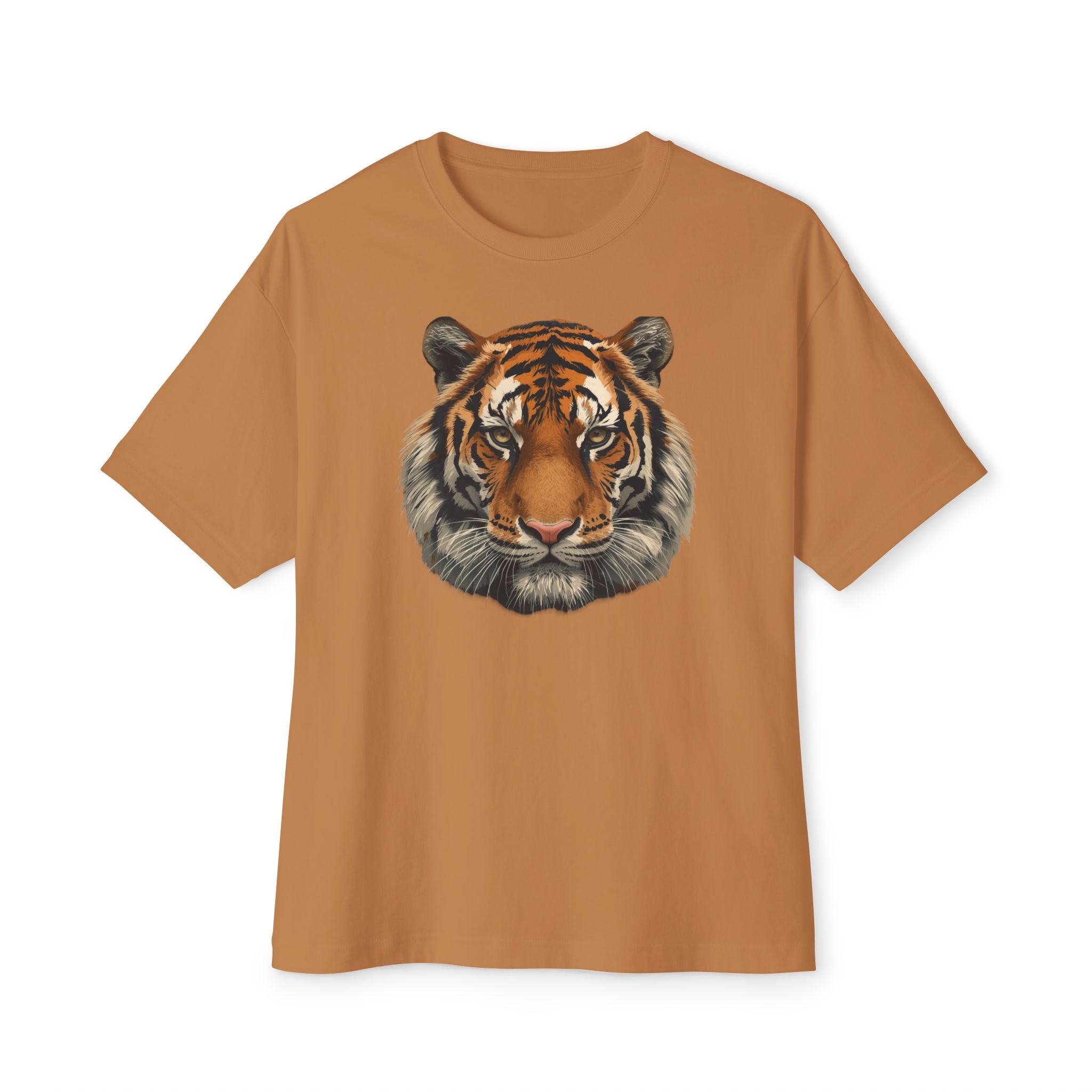 Tiger Head Graphic Tee — Vintage Realistic Big Cat T-Shirt