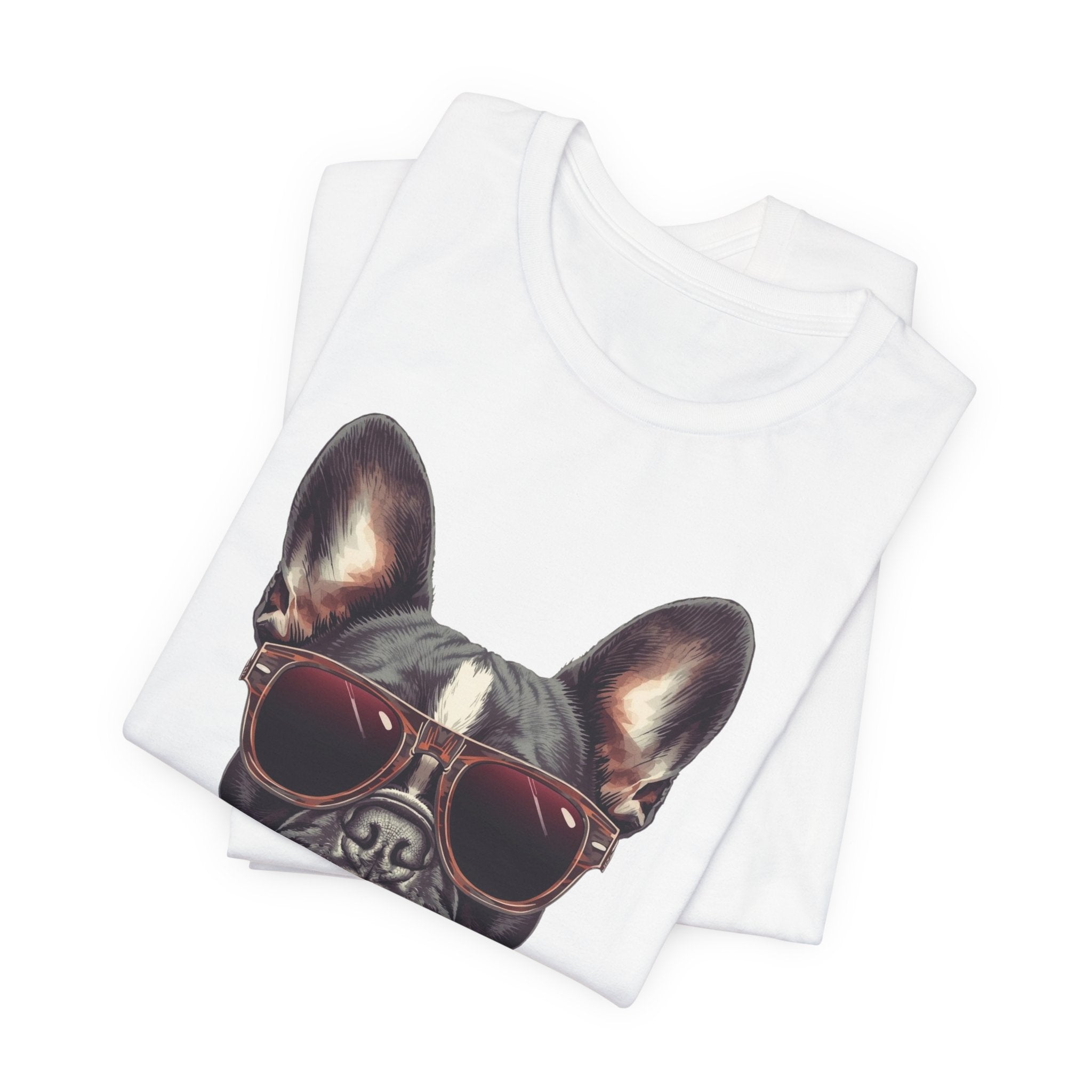 French Bulldog with Sunglasses T-Shirt