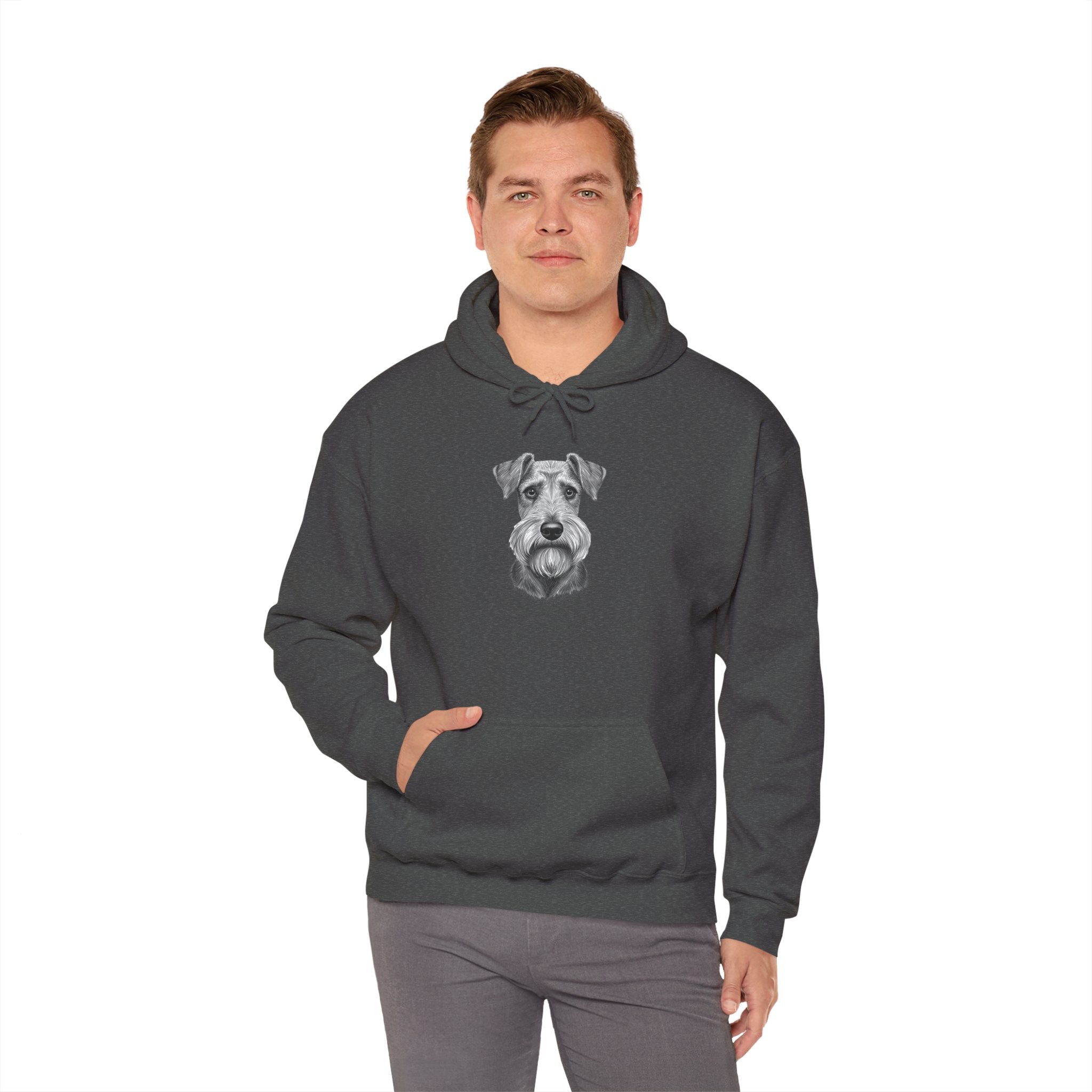 Airedale Terrier Hoodie - Realistic Dog Portrait Sweatshirt for Pet Lovers