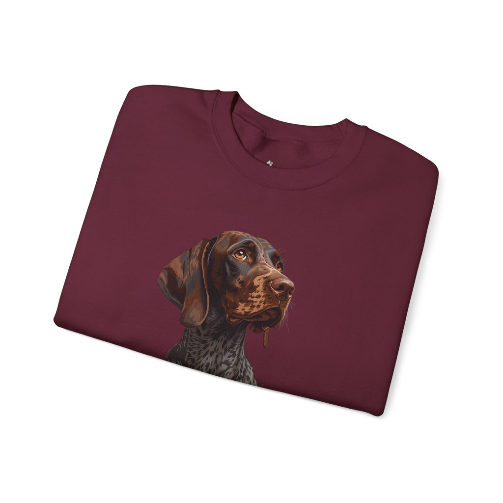 German Shorthaired Pointer Portrait Crewneck Sweatshirt