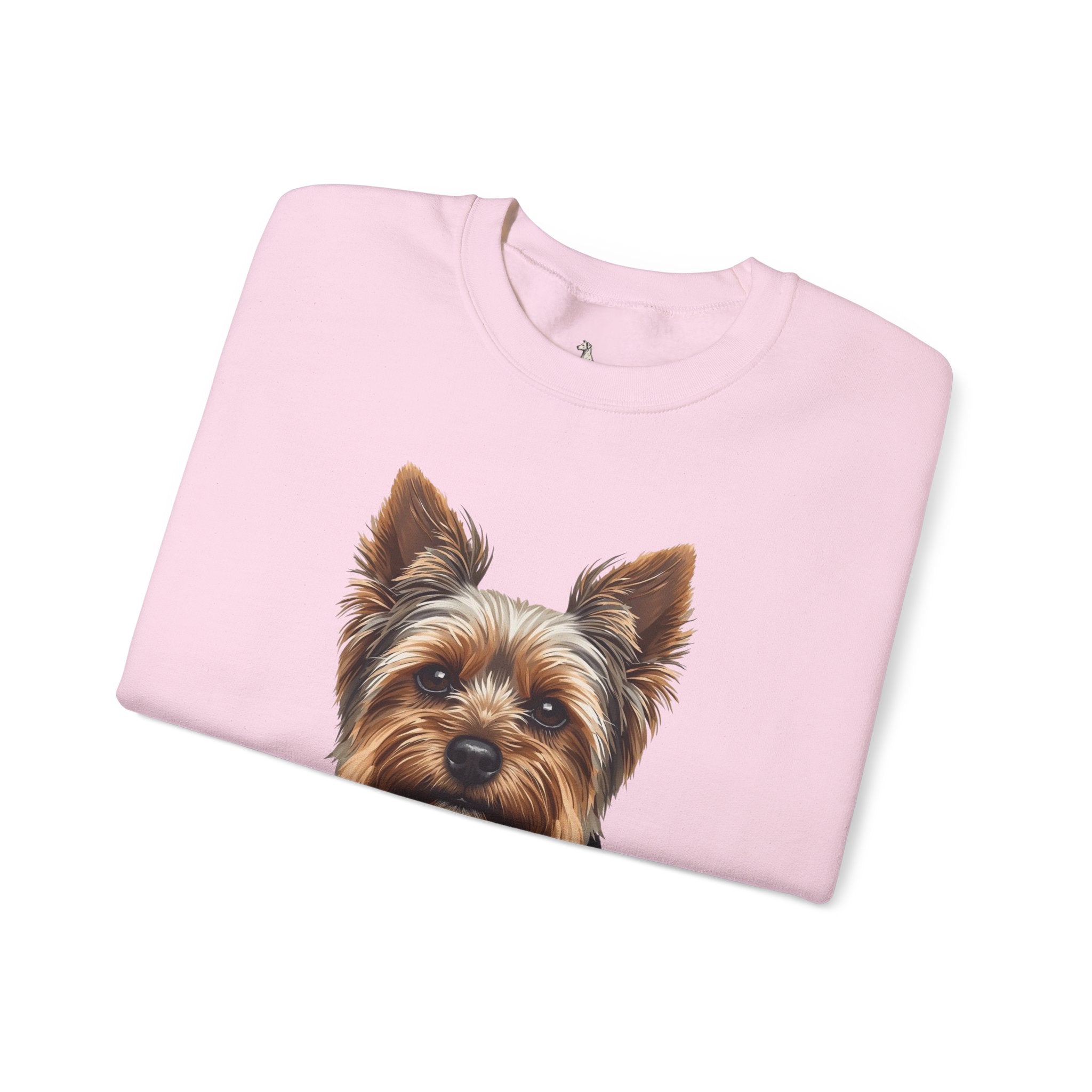 Yorkshire Terrier Crewneck Sweatshirt – Realistic Yorkie Portrait Pullover